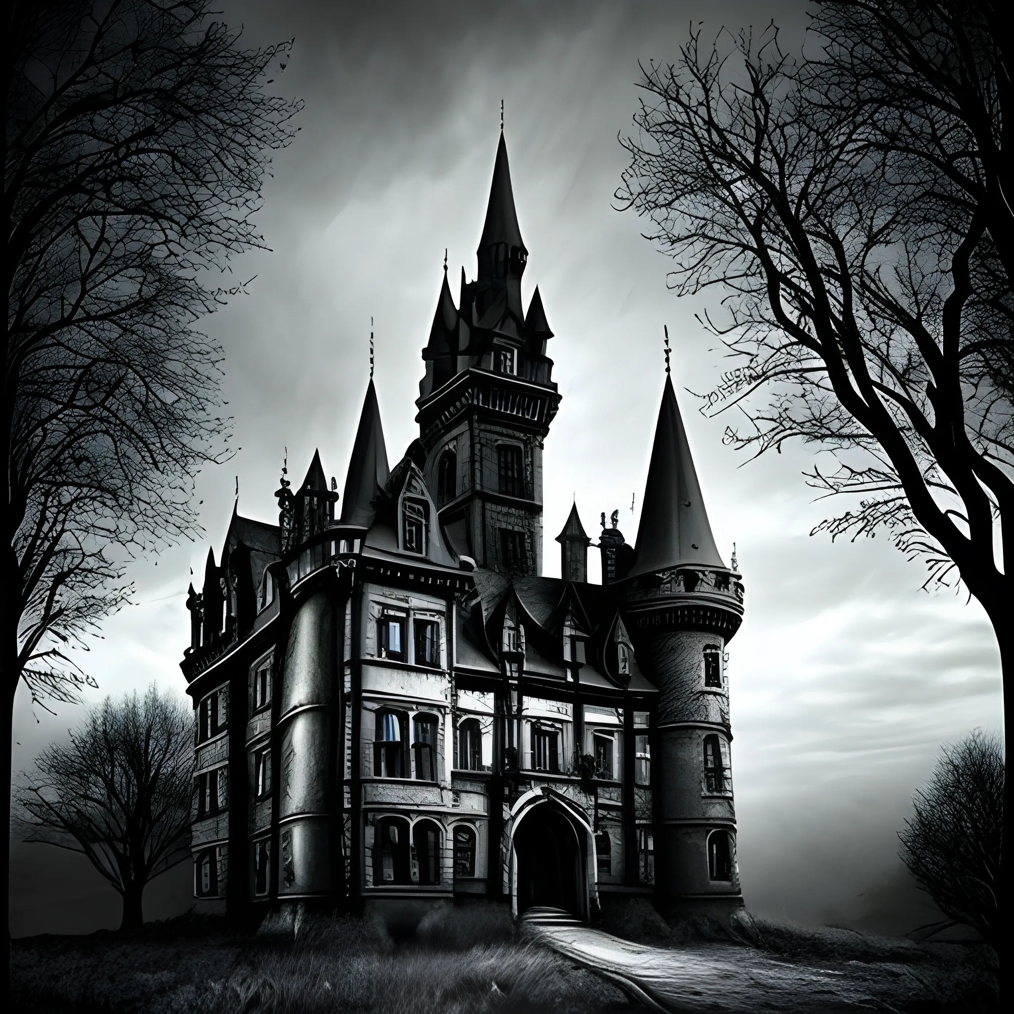 gothic haunted castle