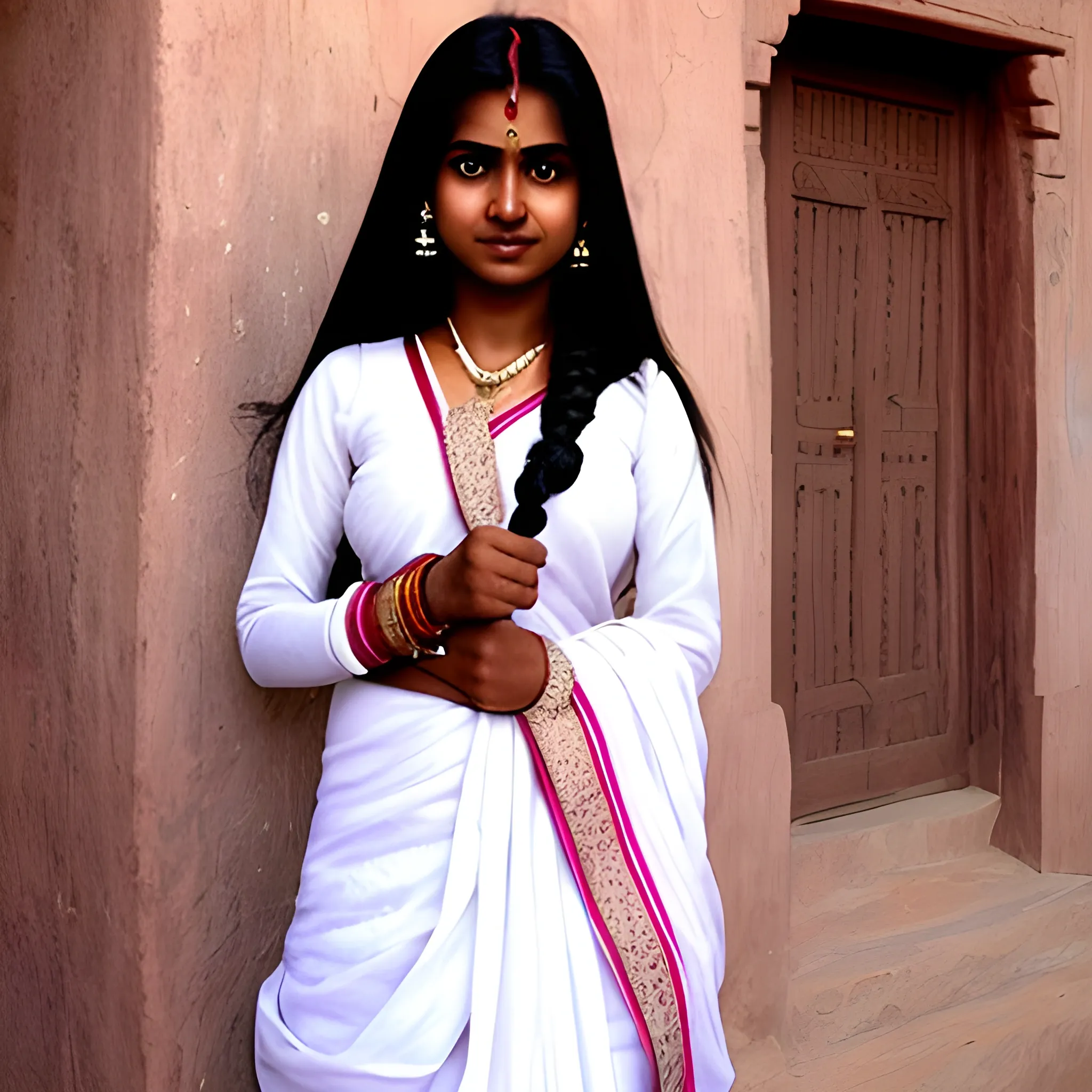 Indian women, Beautiful, white