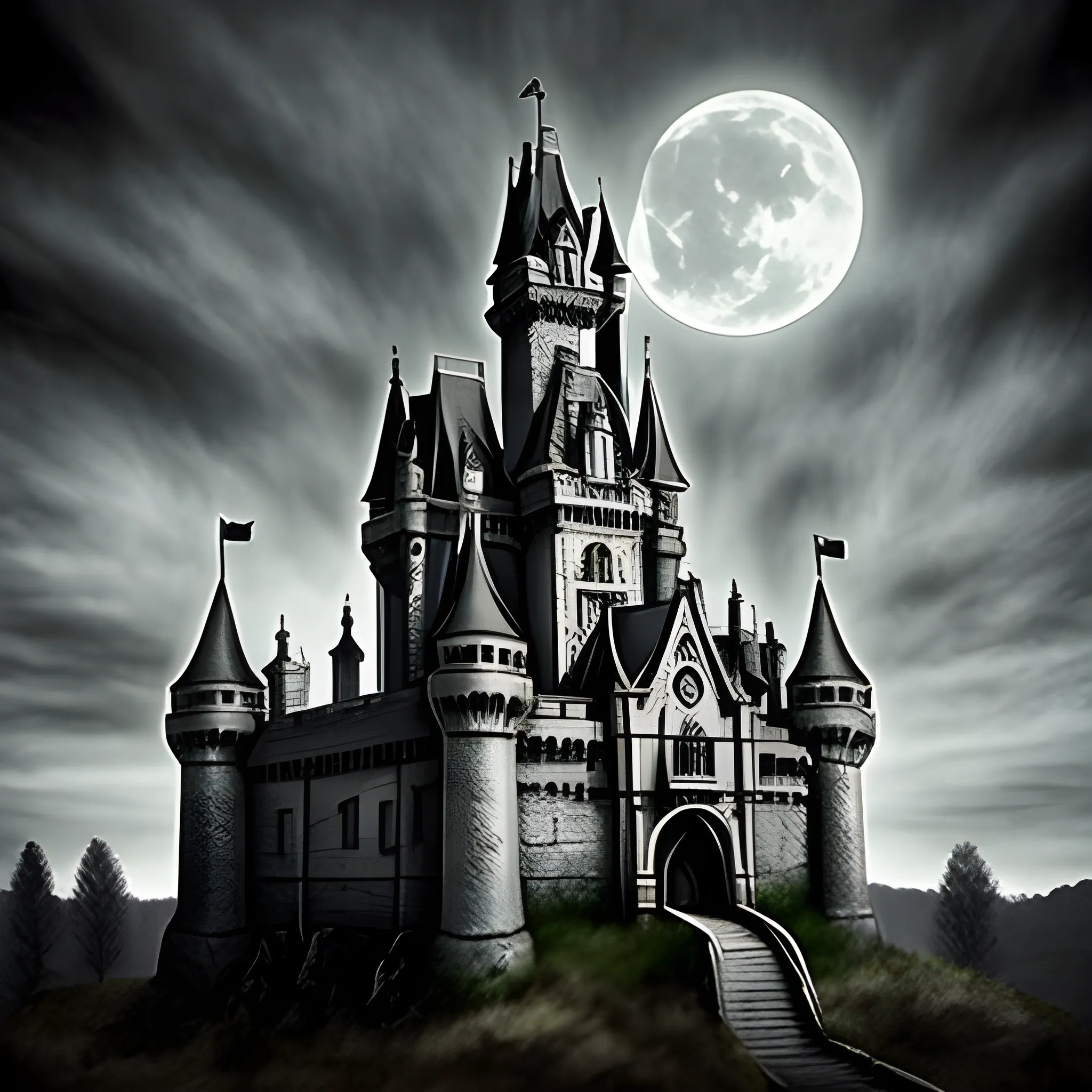 castle gothic haunted
