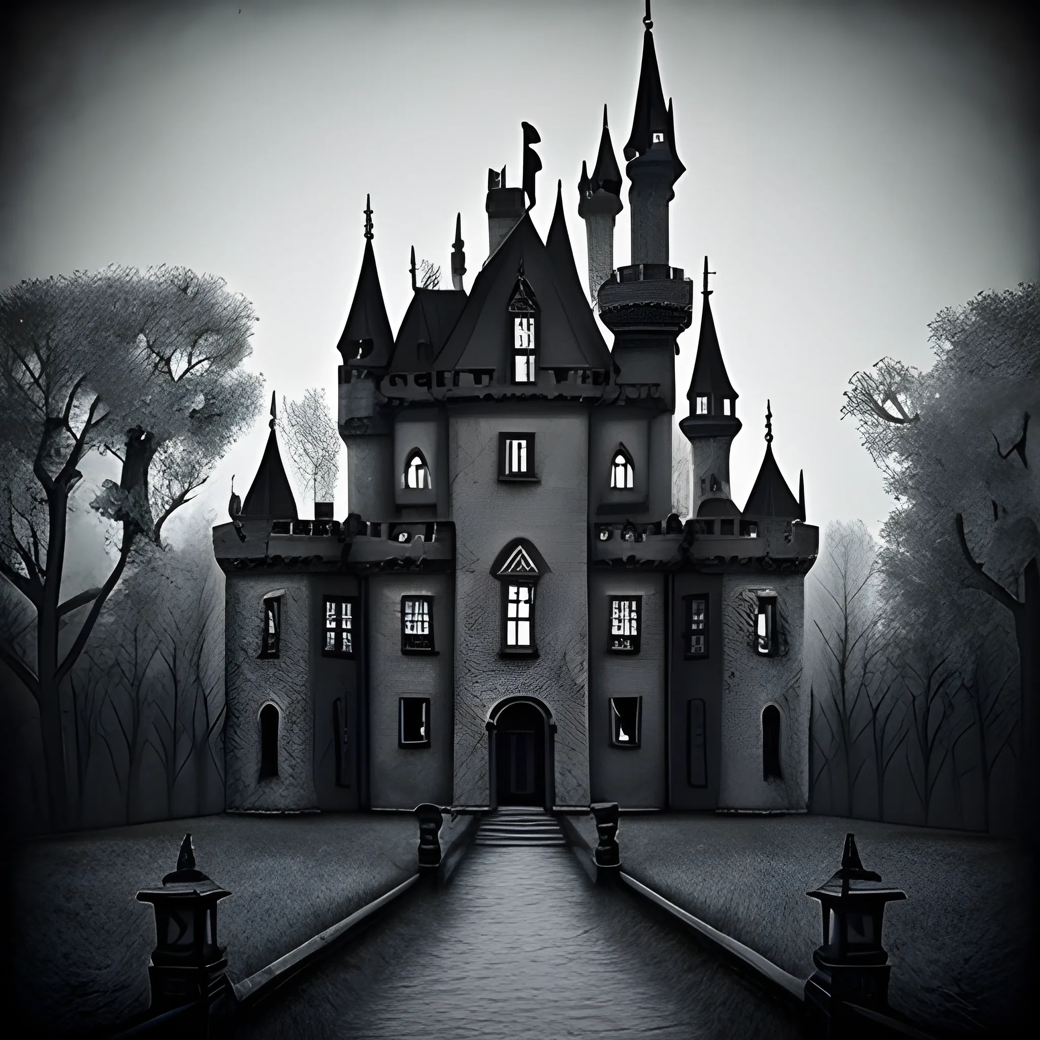 castle gothic haunted
