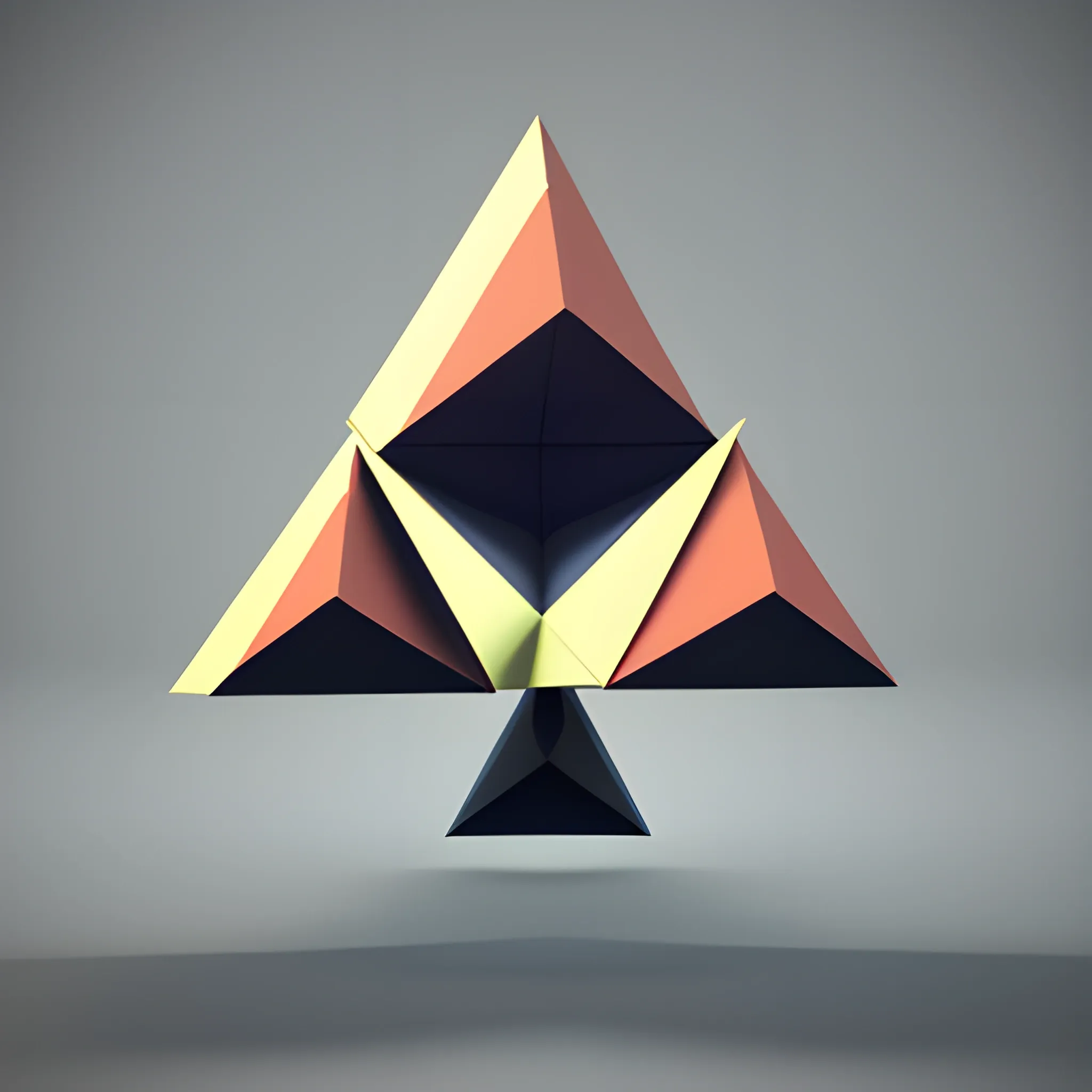 Triangulo en el universo , 3D