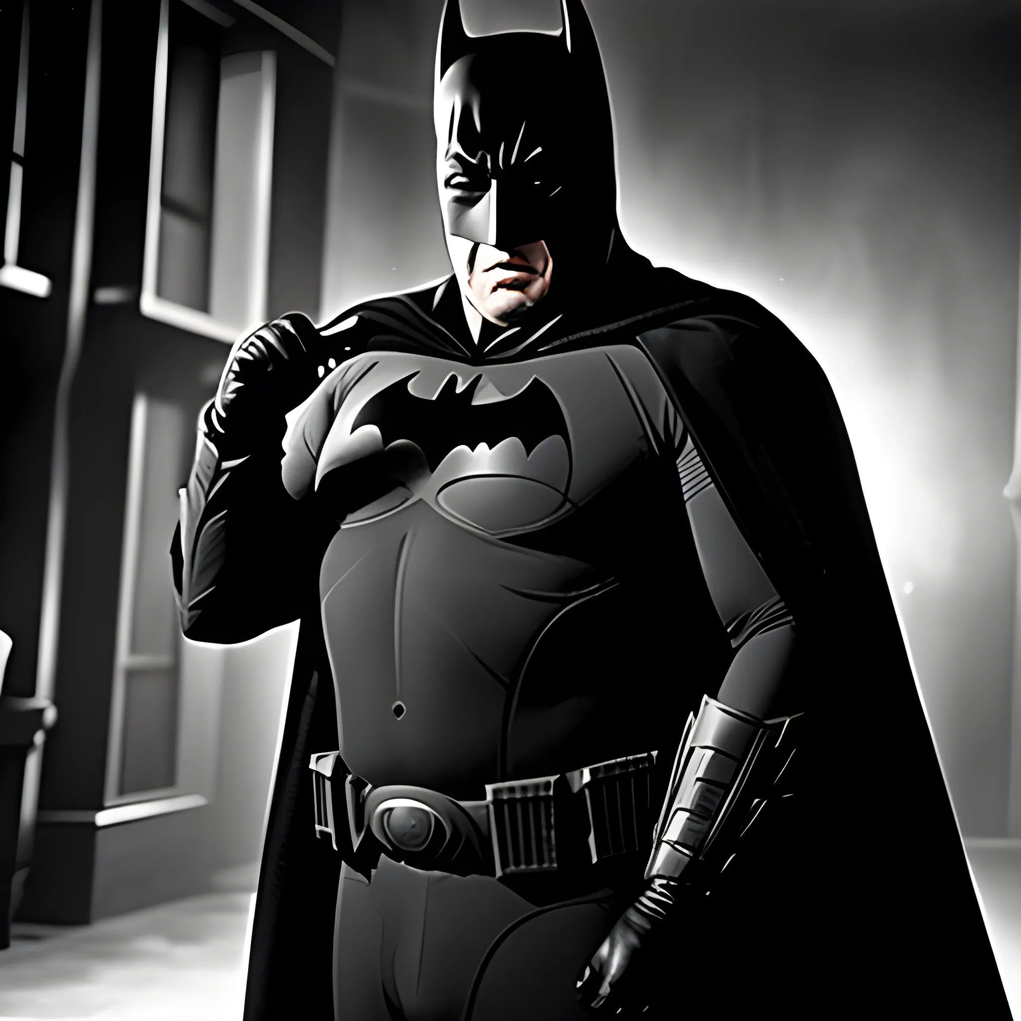 Batman Noir movie directed by Orson Welles, Fritz Lang, John Huston, Alfred Hitchcock, Otto Preminger, Billy Wilder, Mervyn LeRoy, Charles Laughton.