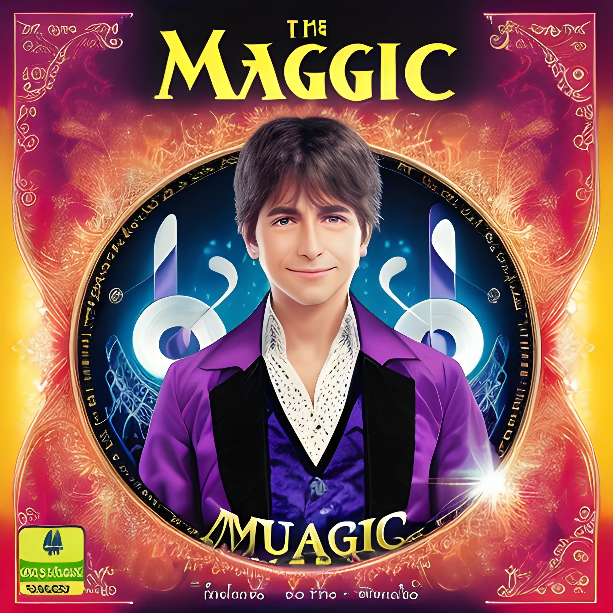 “ the cover of magic music for dvd ”


