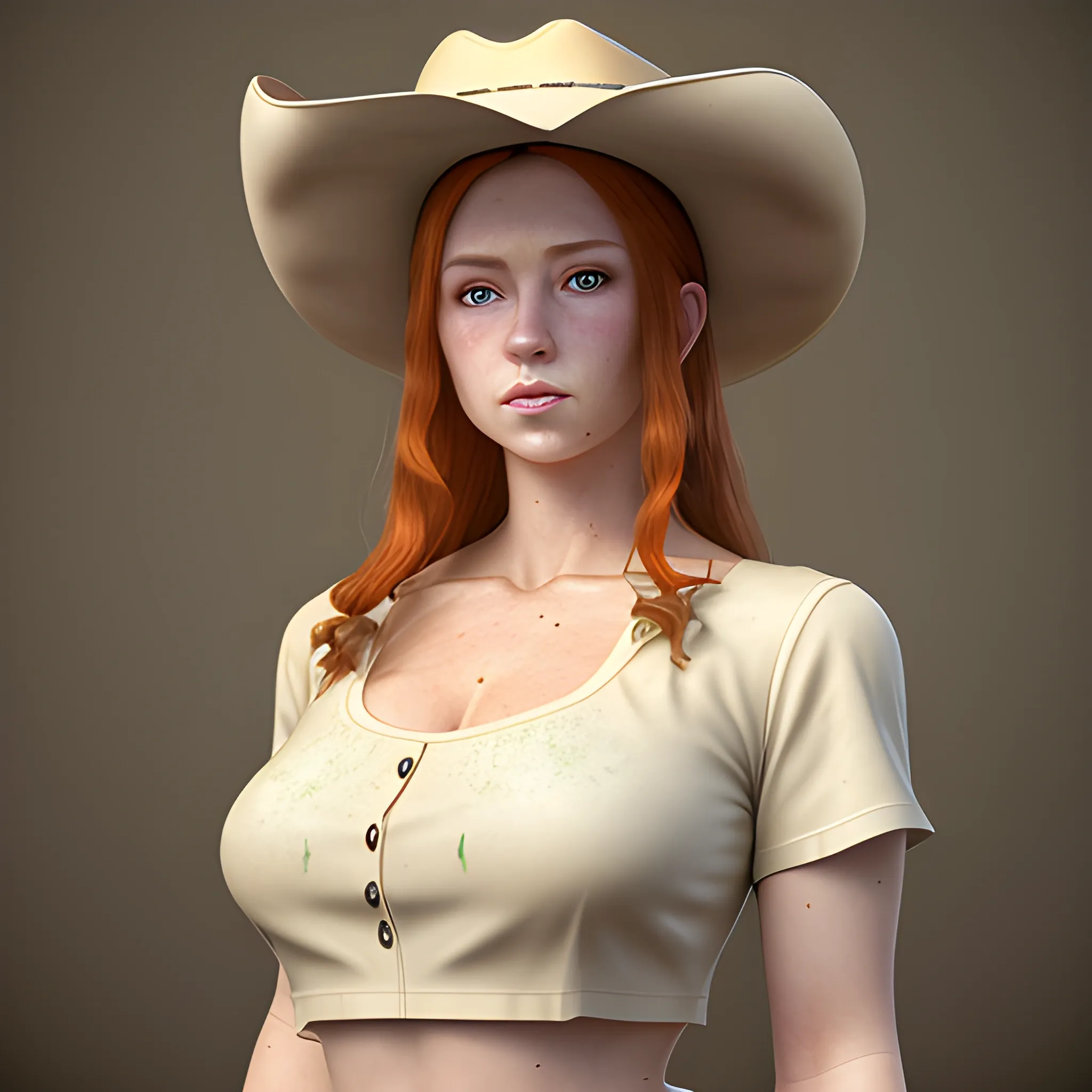 Masterpiece Beautiful 3d Render Adult Caucasian Female Wrink