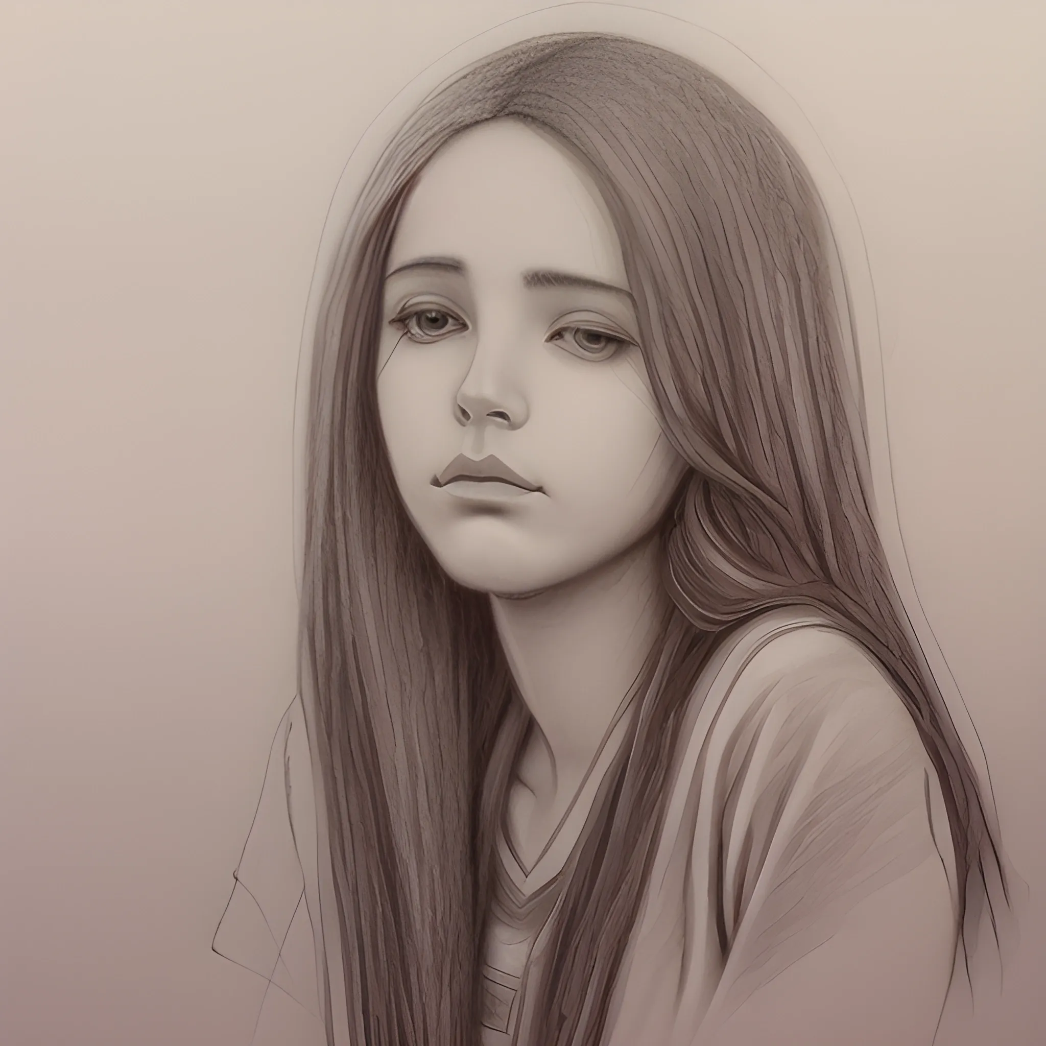 Soledad , Pencil Sketch