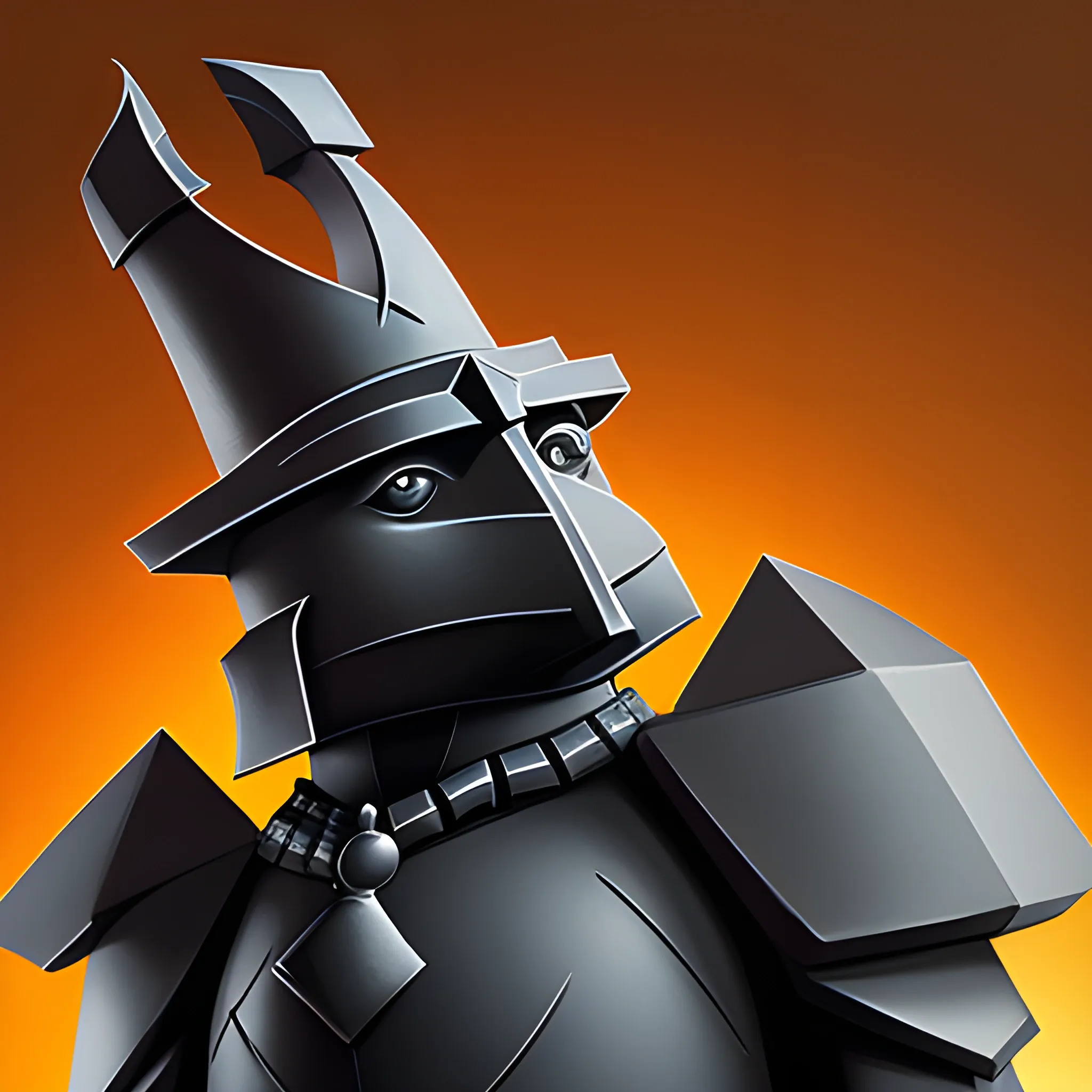 Generate a caricature depicting the rook as the fortress of data security, a stalwart defender of business information. This rook is portrayed as a mighty guardian, exuding strength and vigilance, standing tall and resolute. The caricature should feature a fortified castle with data symbols emblazoned on its walls, symbolizing the impenetrable defense of valuable business data. The rook's expression should convey a sense of unwavering protection and readiness to ward off any threats to data security
