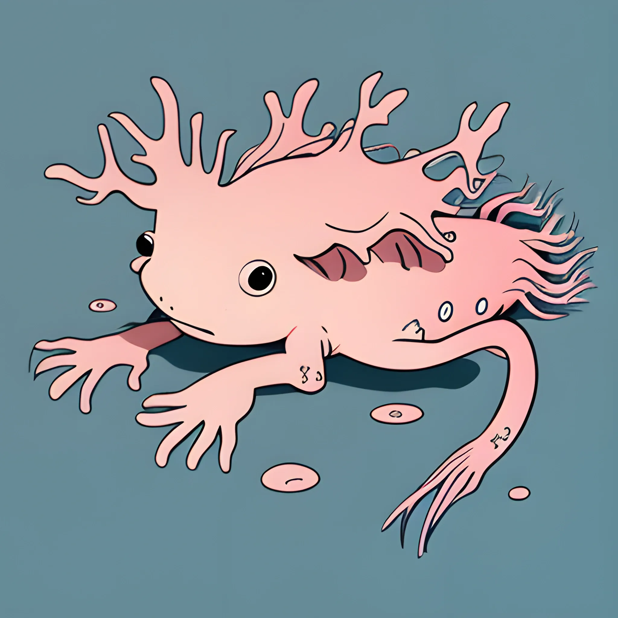 axolotl, Cartoon