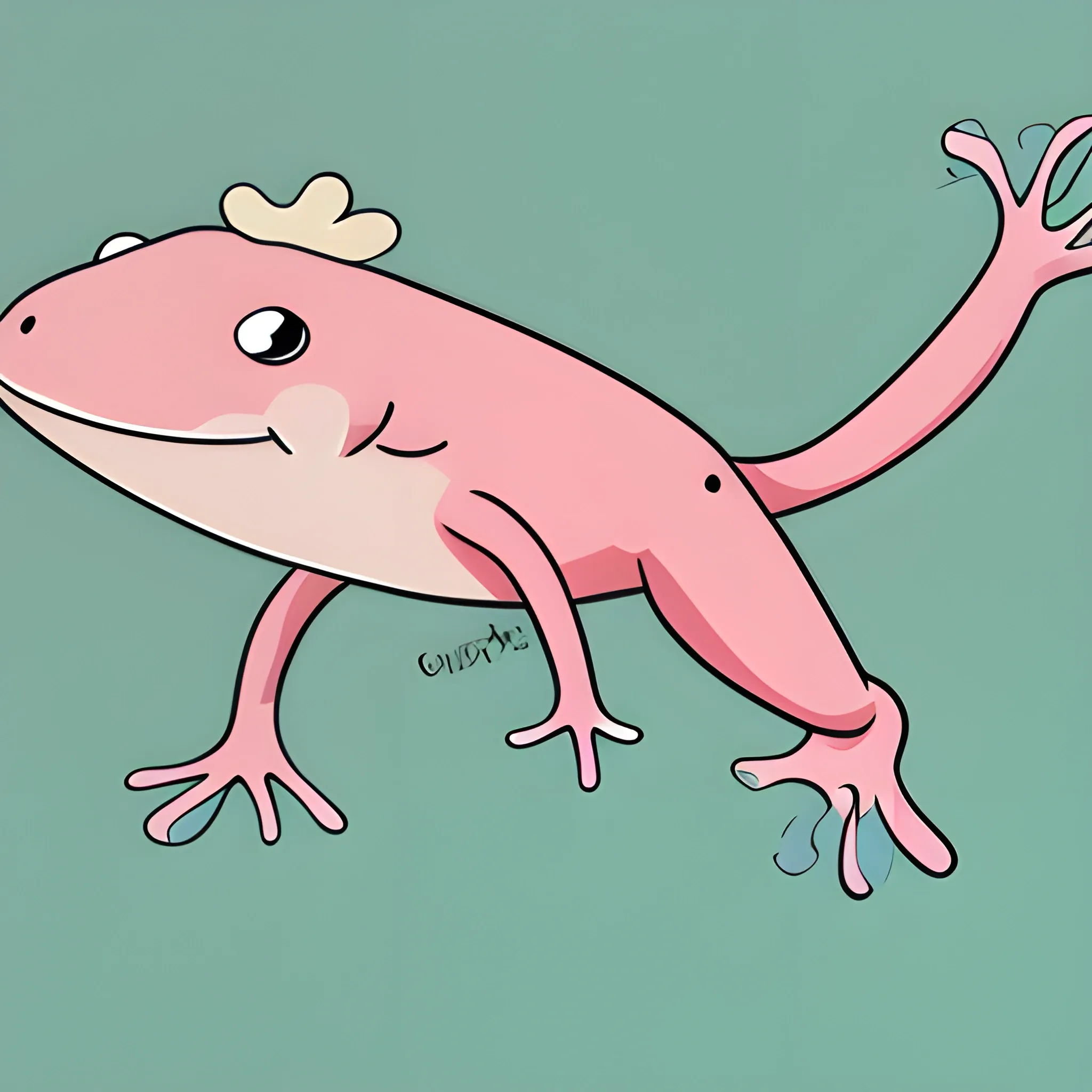 axolotl, Cartoon