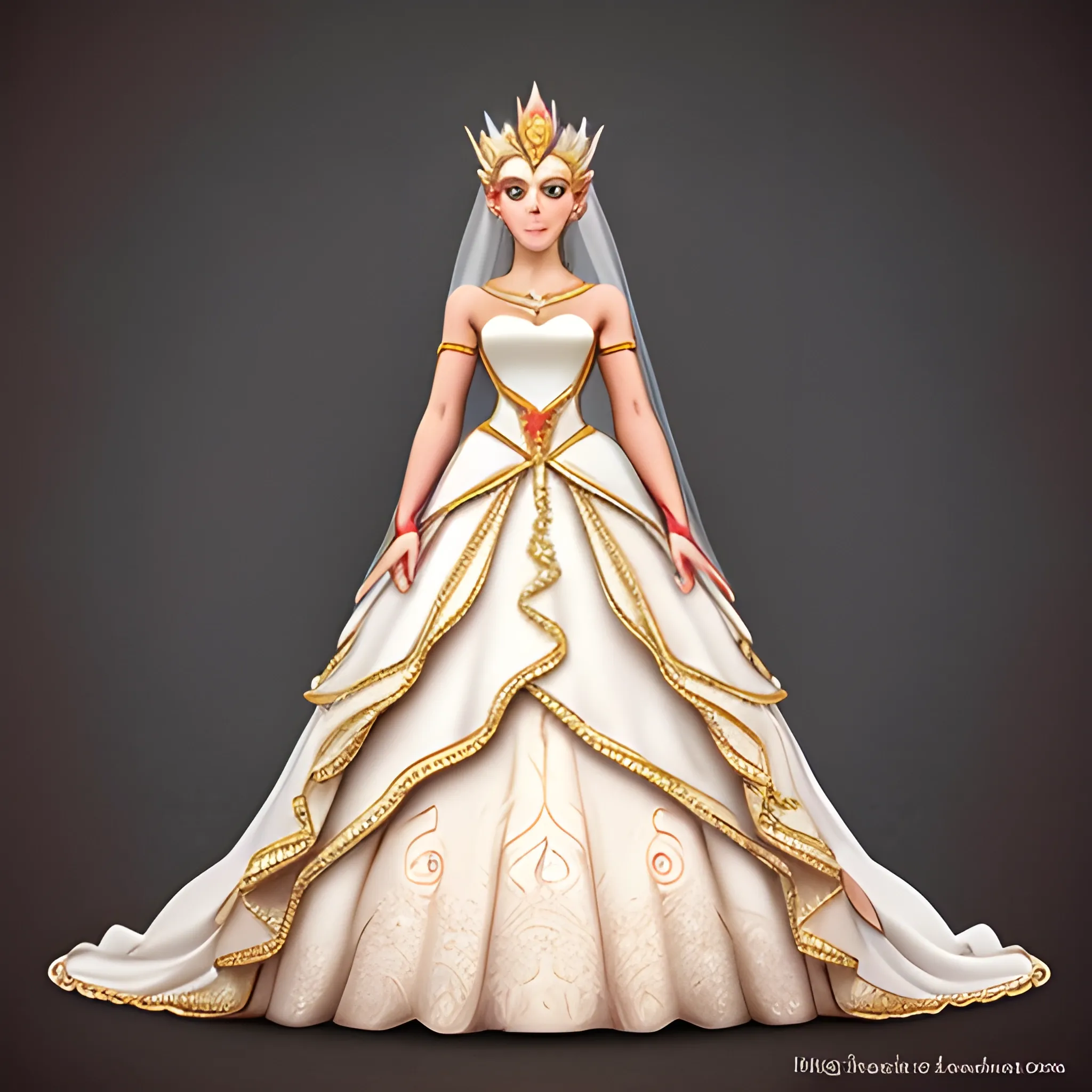princess wedding dress majestic she-ra realistic