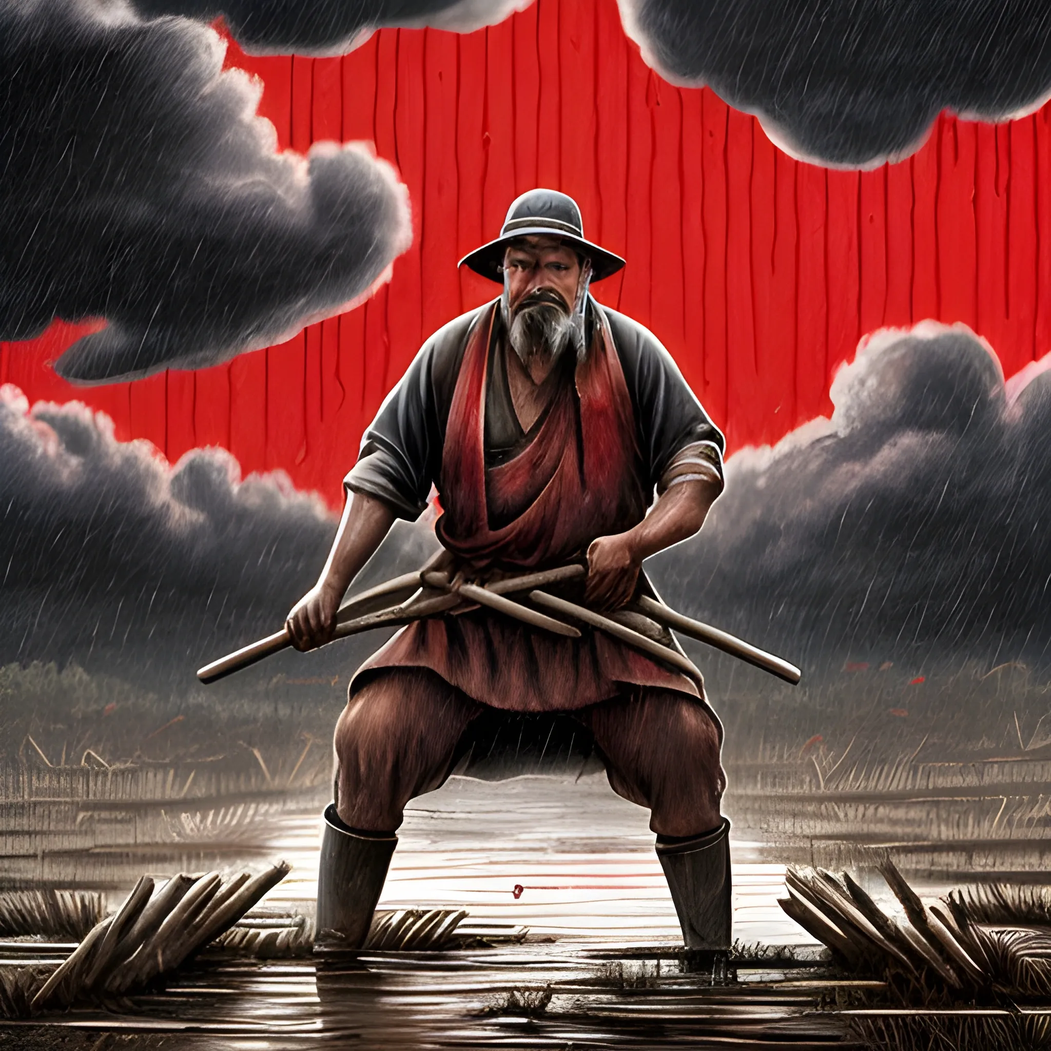 Blood rain falls from the sky, a catastrophic event that can impact the entire cultivation world. However, for Bach Nhac, his life still revolves around chopping firewood and carrying water, fulfilling his duties as a humble caretaker without being swayed by the blood rain. It does not allow him to cut even a bundle of firewood or carry less than a full water bucket.