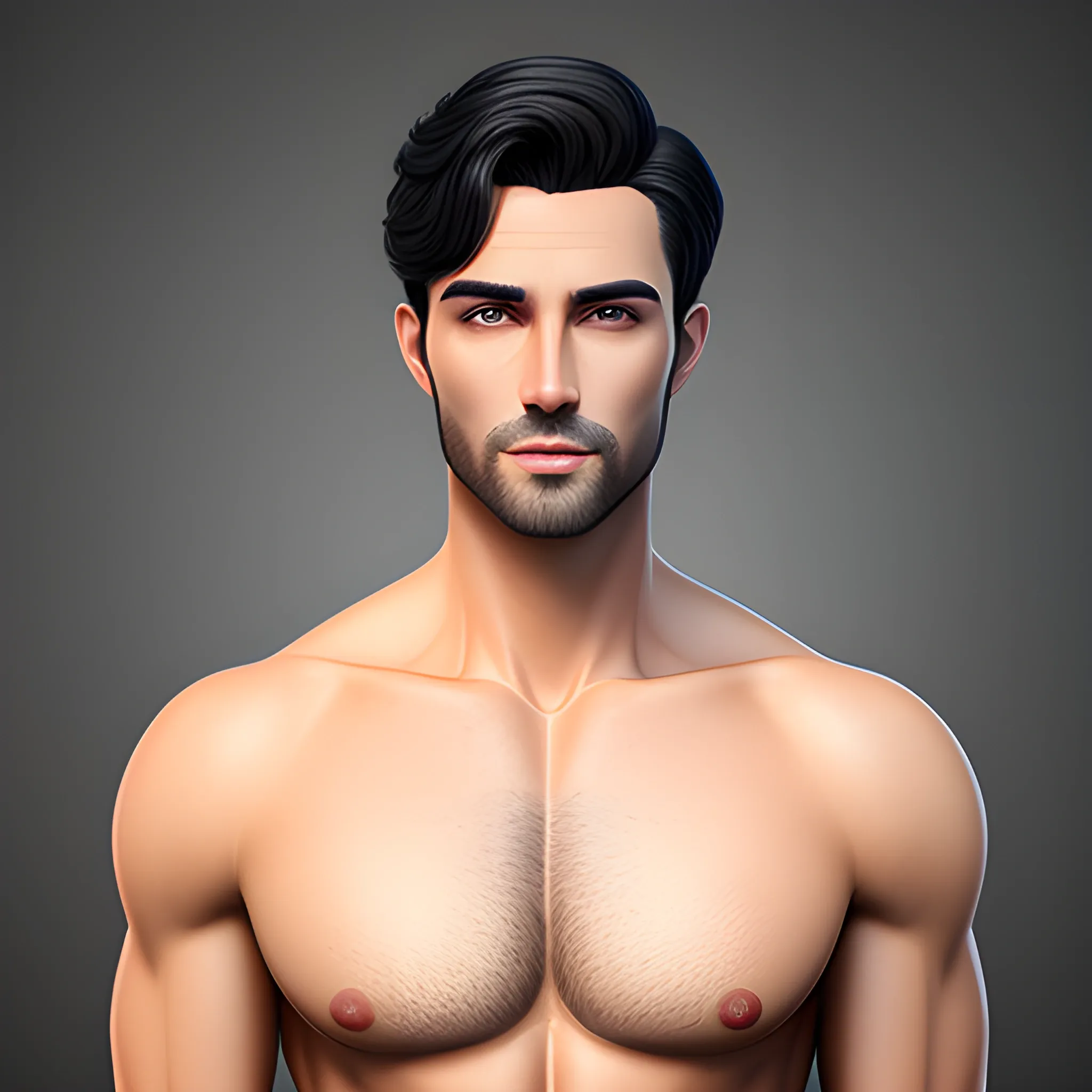 young handsome guy, ideal body, clear face,no moustache, no beard,  medium, short pants,  black hair, short hair, ultrarealistic, 8K, skin texture, white skin, natural skin texture, photorealistic painting, 
sharp focus, cinematic smoothness,"width": 800,
"height": 1200,