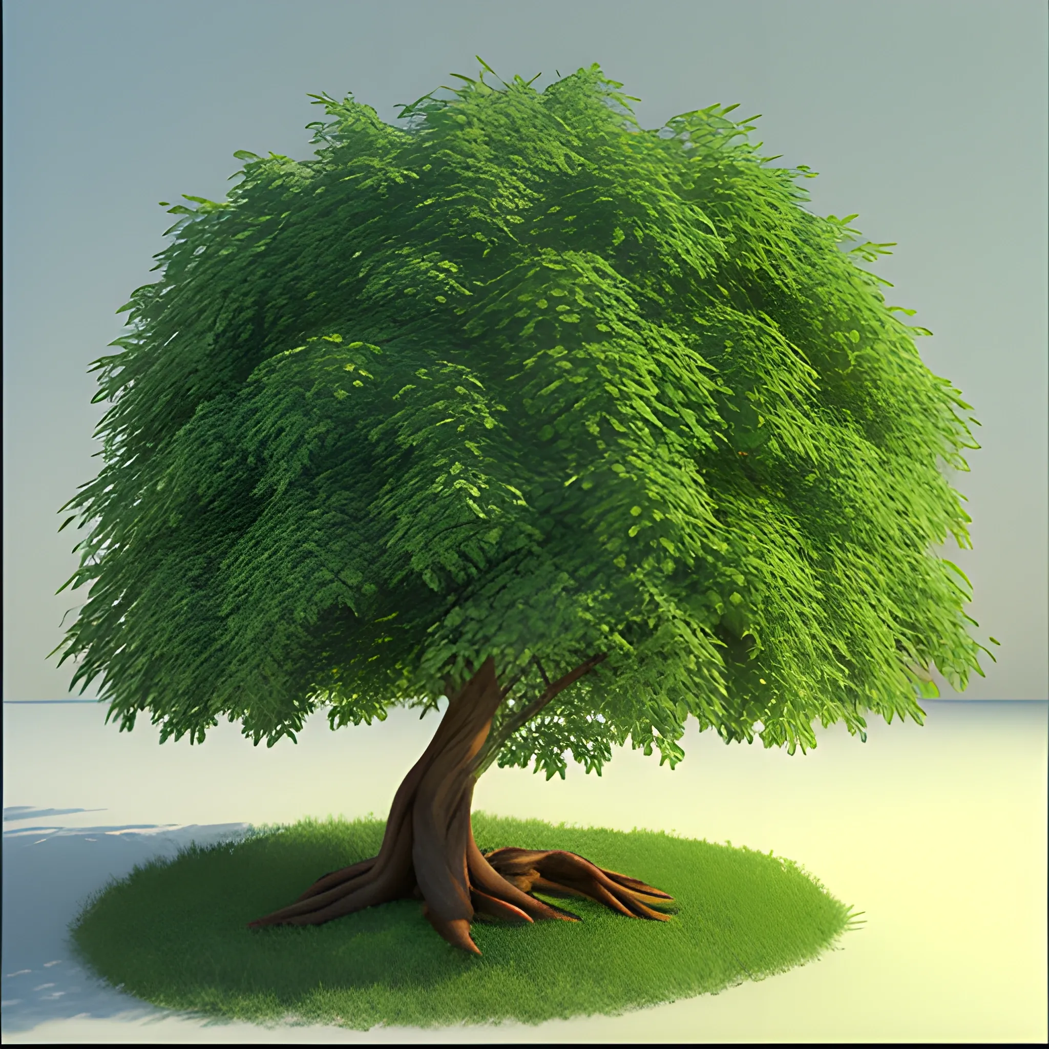 , 3D, tree realistic