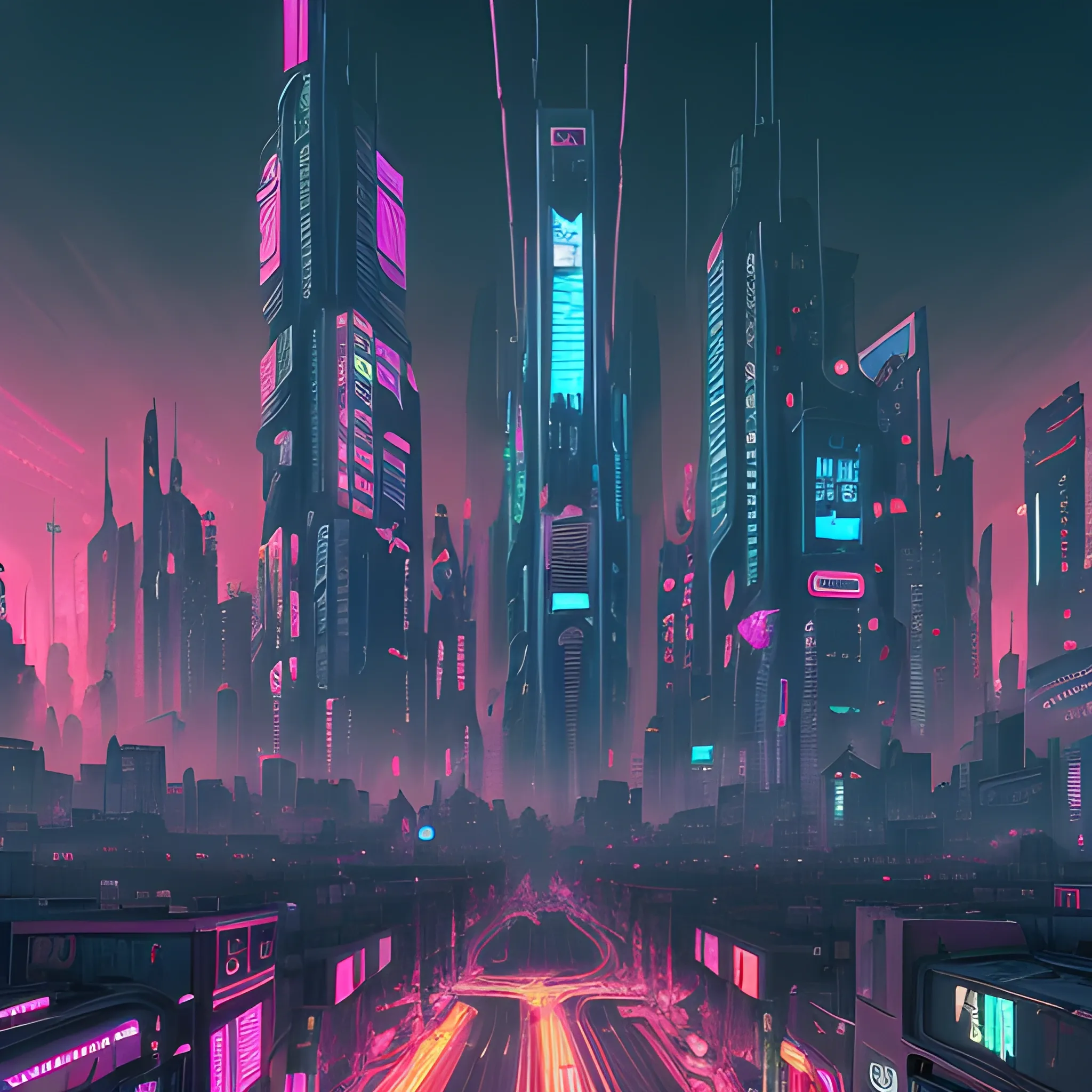 4k, beautiful, city, background of a cyberpunk by MAD DOG JONES, news, red, black colors, best illustration, no humans, no cars, vaporwave, realistic, dreamscape, incredible details, liminal space, highly detailed, cinematic ,rim lighting, trending on Behance HD

