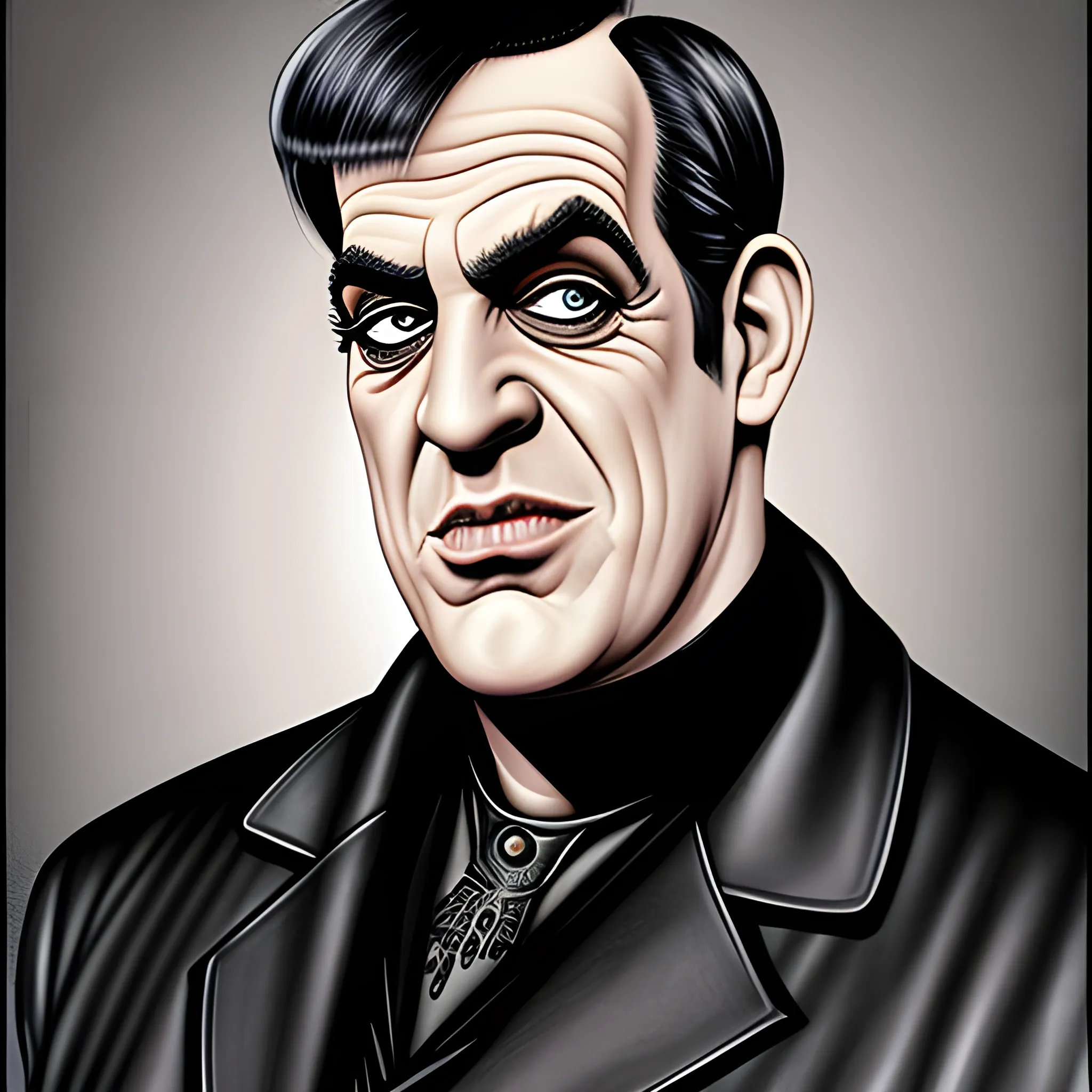 Herman munster illustrated 