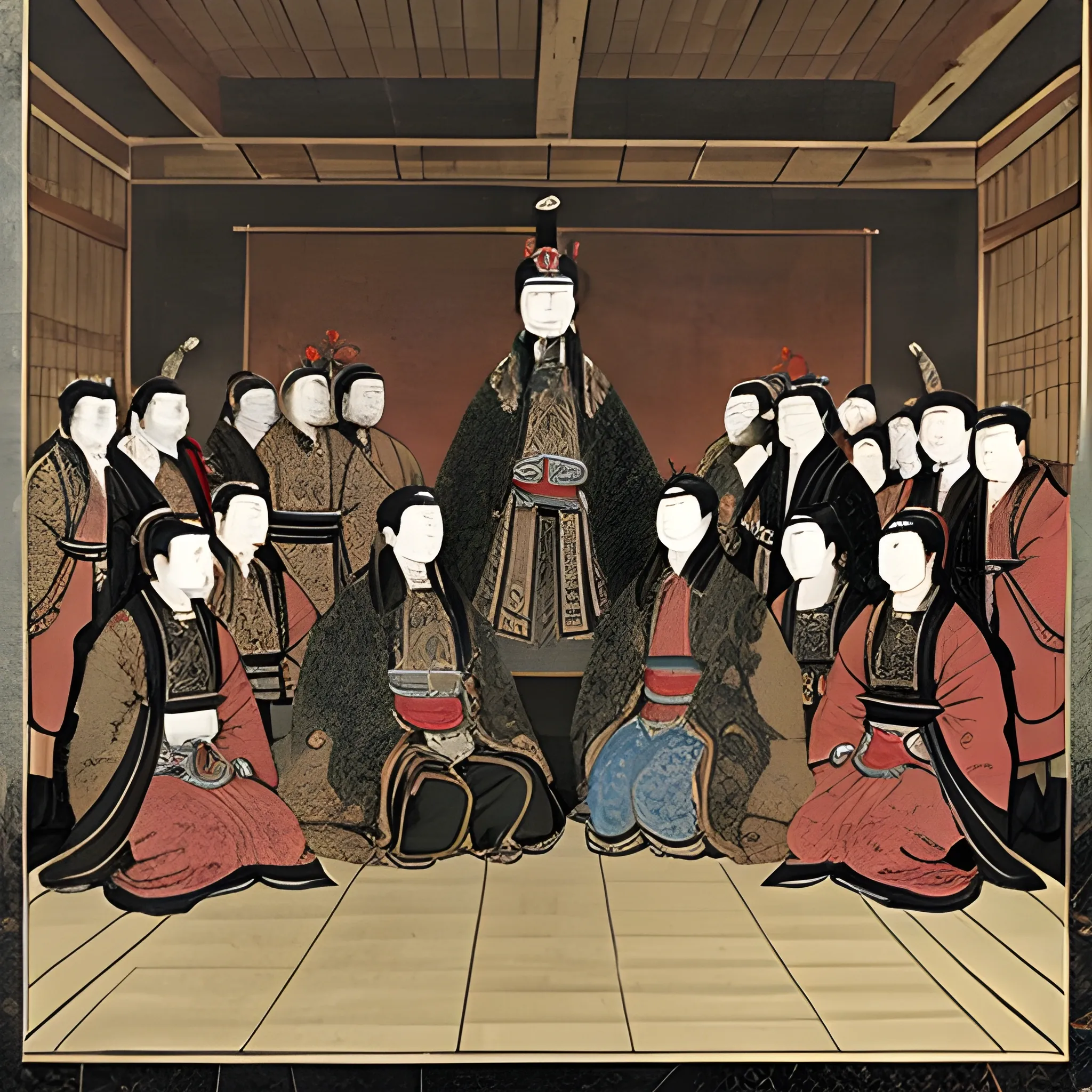 Northern Song emperor and his concubines were captured by the Kingdom of Jin
