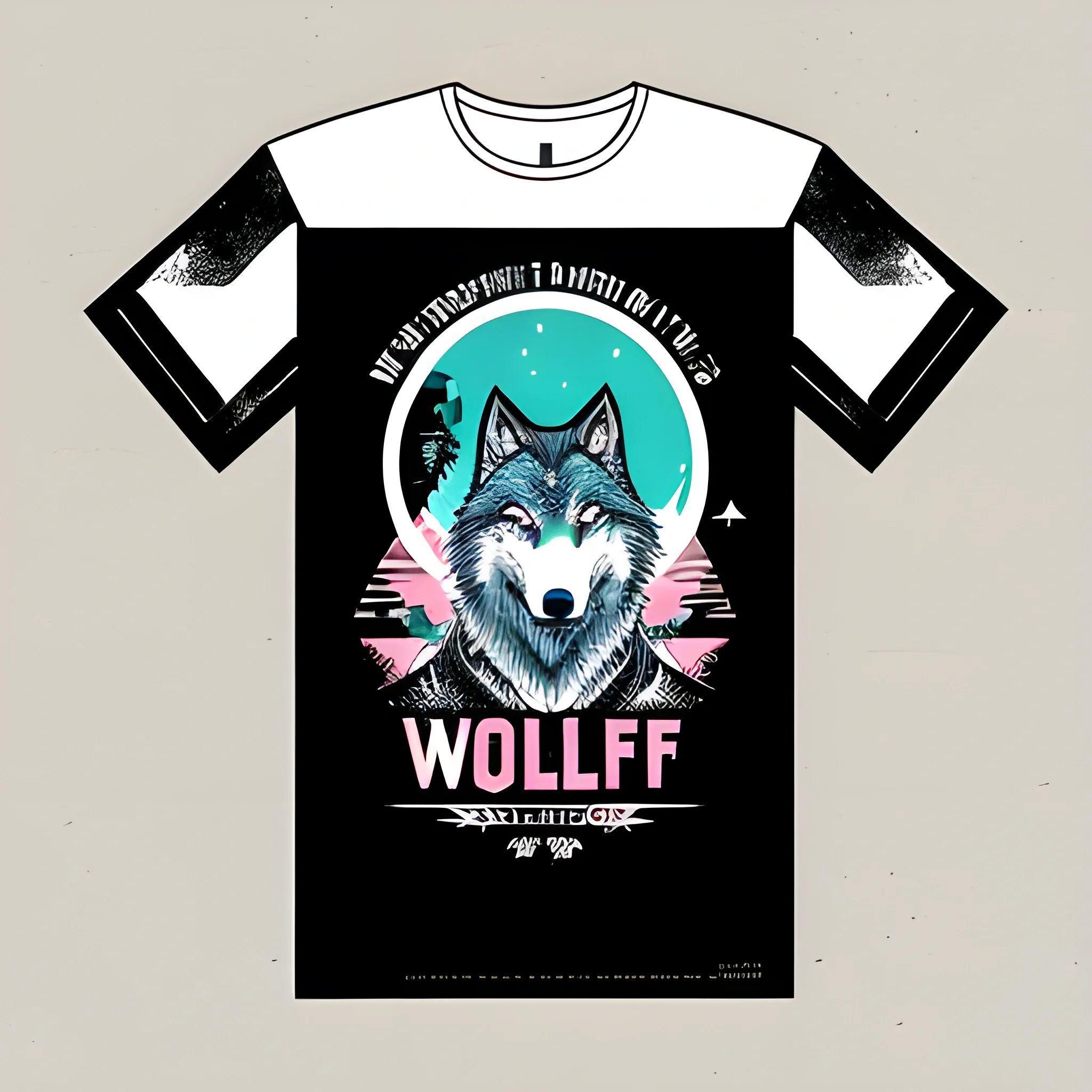 A detailed illustration, wolf warrior at Cresent Moon, full shot splash, t-shirt graphic design piece of artwork, anime, comic, animation , flat design of one retro, colorful shades, highly detailed clean, vector image, flat white background, isometric, vibrant vector, t-shirt design, anime, vintage, rustic, distressed texture, faded colors, line art, beach living, engraving style, background white, no shadows.