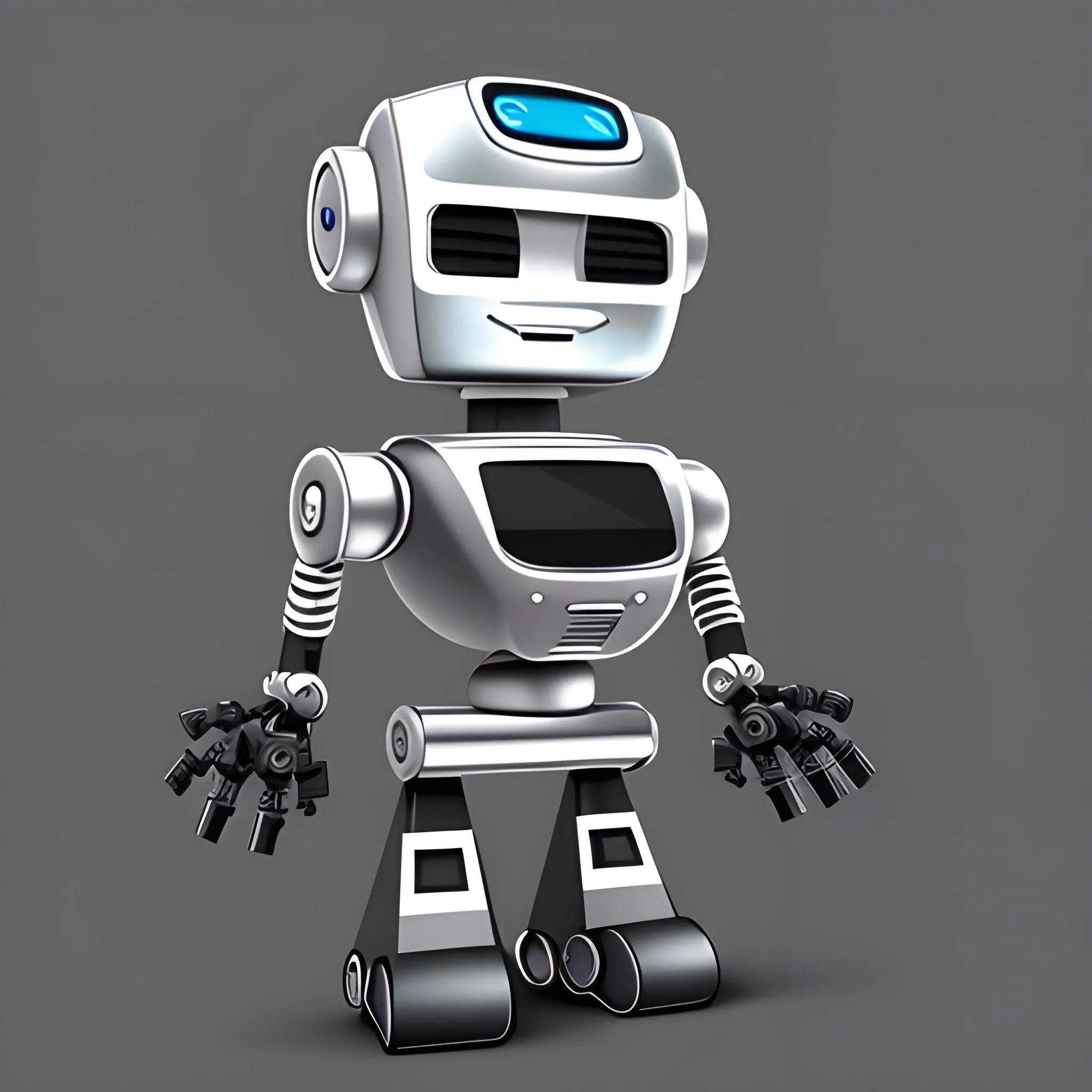 senior gadget cartoon, robot