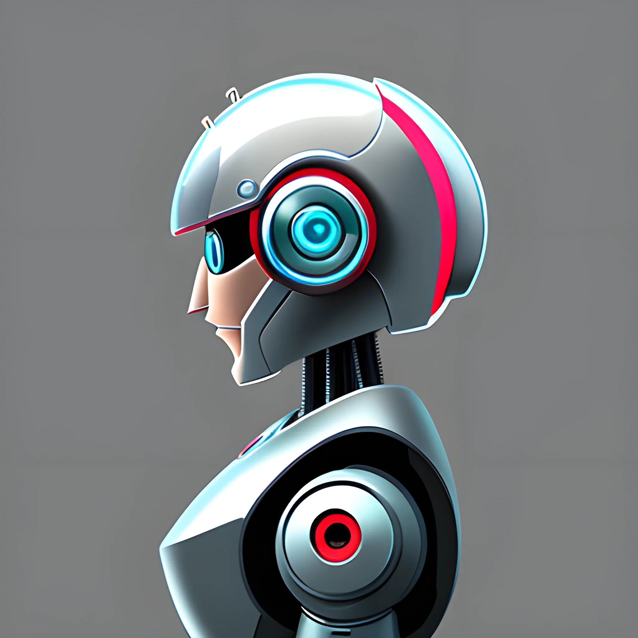 gadget,cartoon, robot, character, profile picture