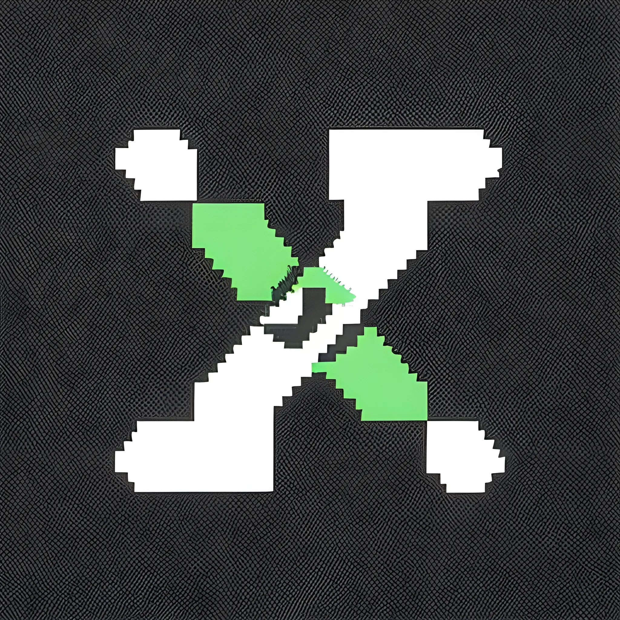 Logo for a clothing company, It must contain two word T and P. Here T is designed like a thread and p is designed like Pixel art. Combine them together. They must be closer to each other

