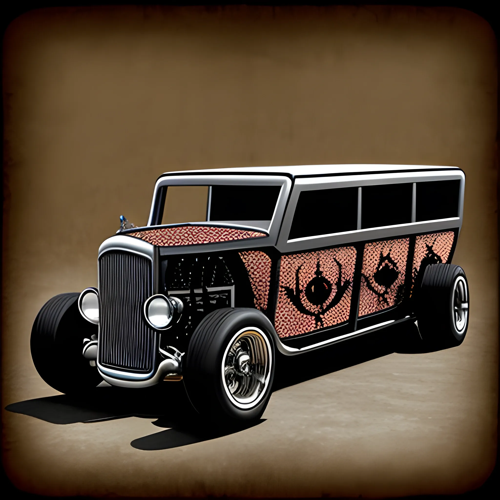 Gothic Hot rod hearse 