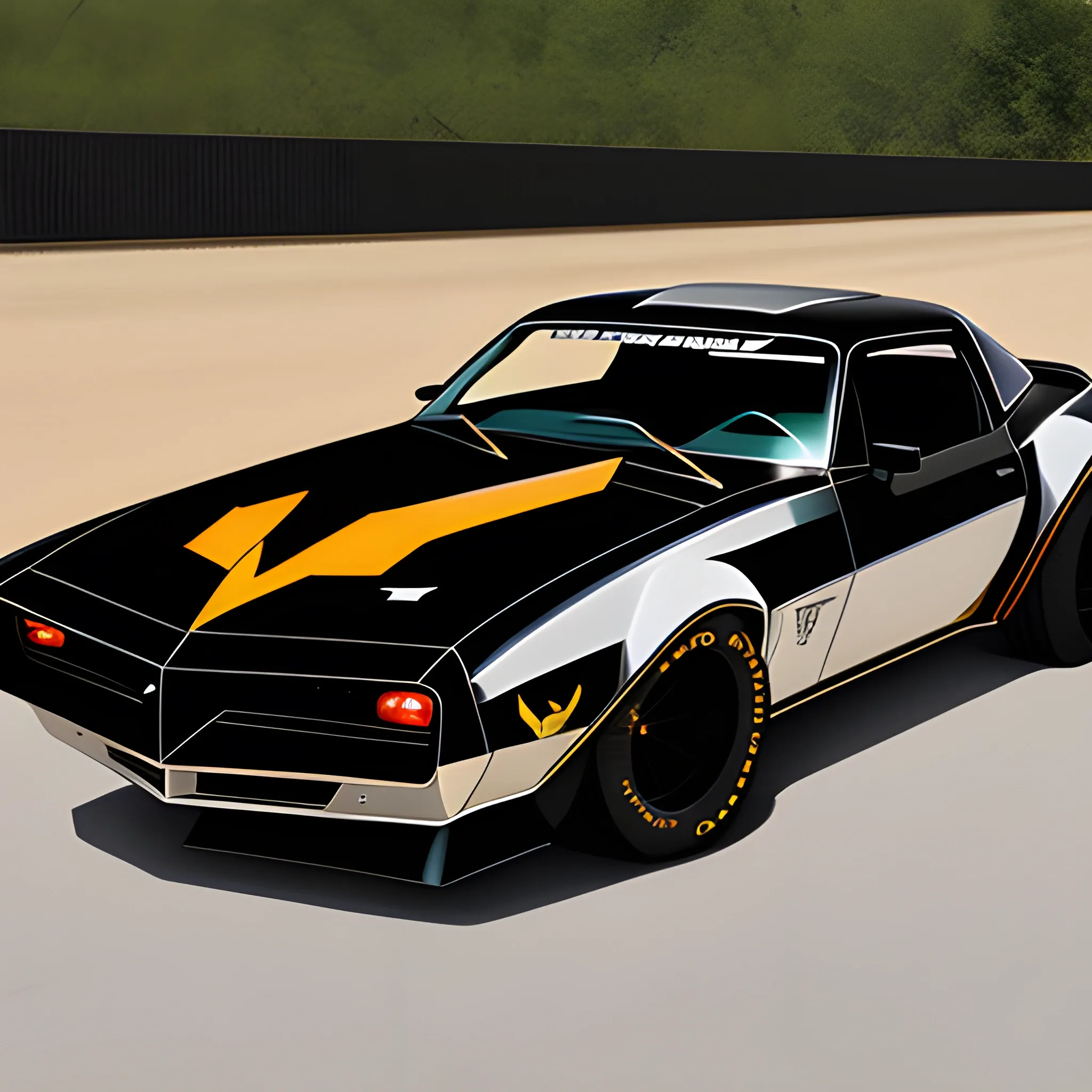 Bandit black trans am