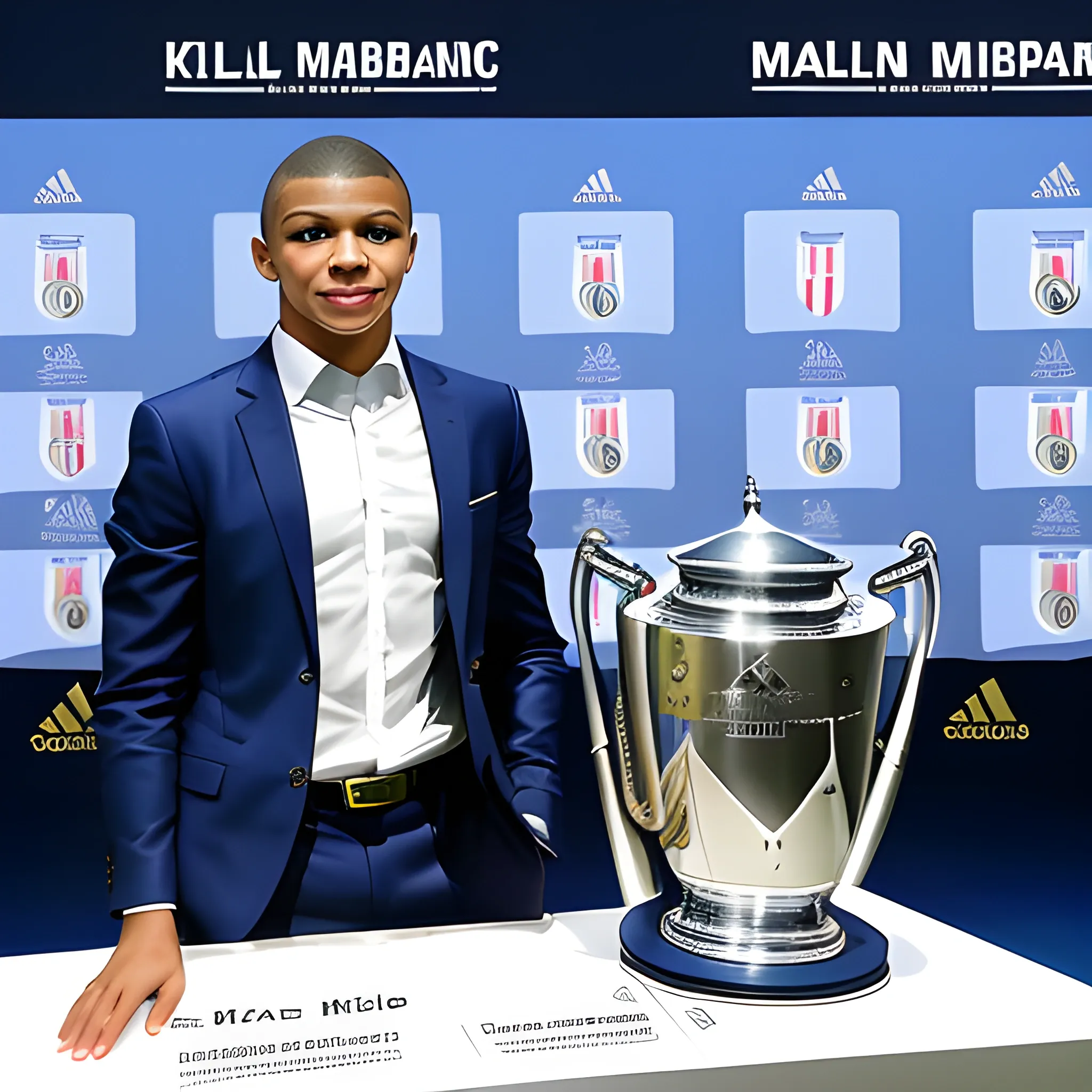 presentation of kylian mbappe in the real madrid 