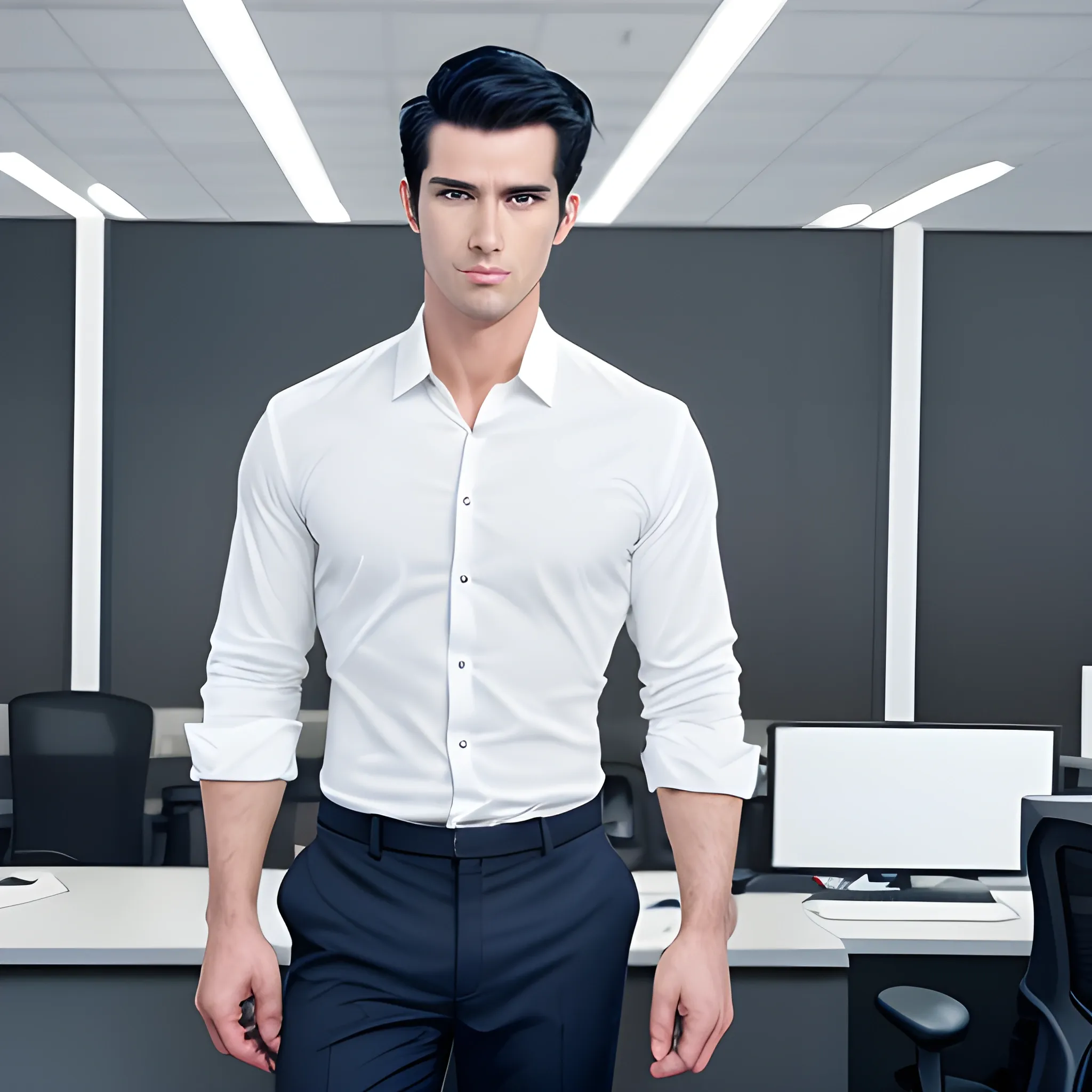Looking Trendy. Well Groomed Hairstyle. Male Beauty and Fashion Look. Formal  Office Costume for Bearded Guy Stock Image - Image of boss, formal:  215044153
