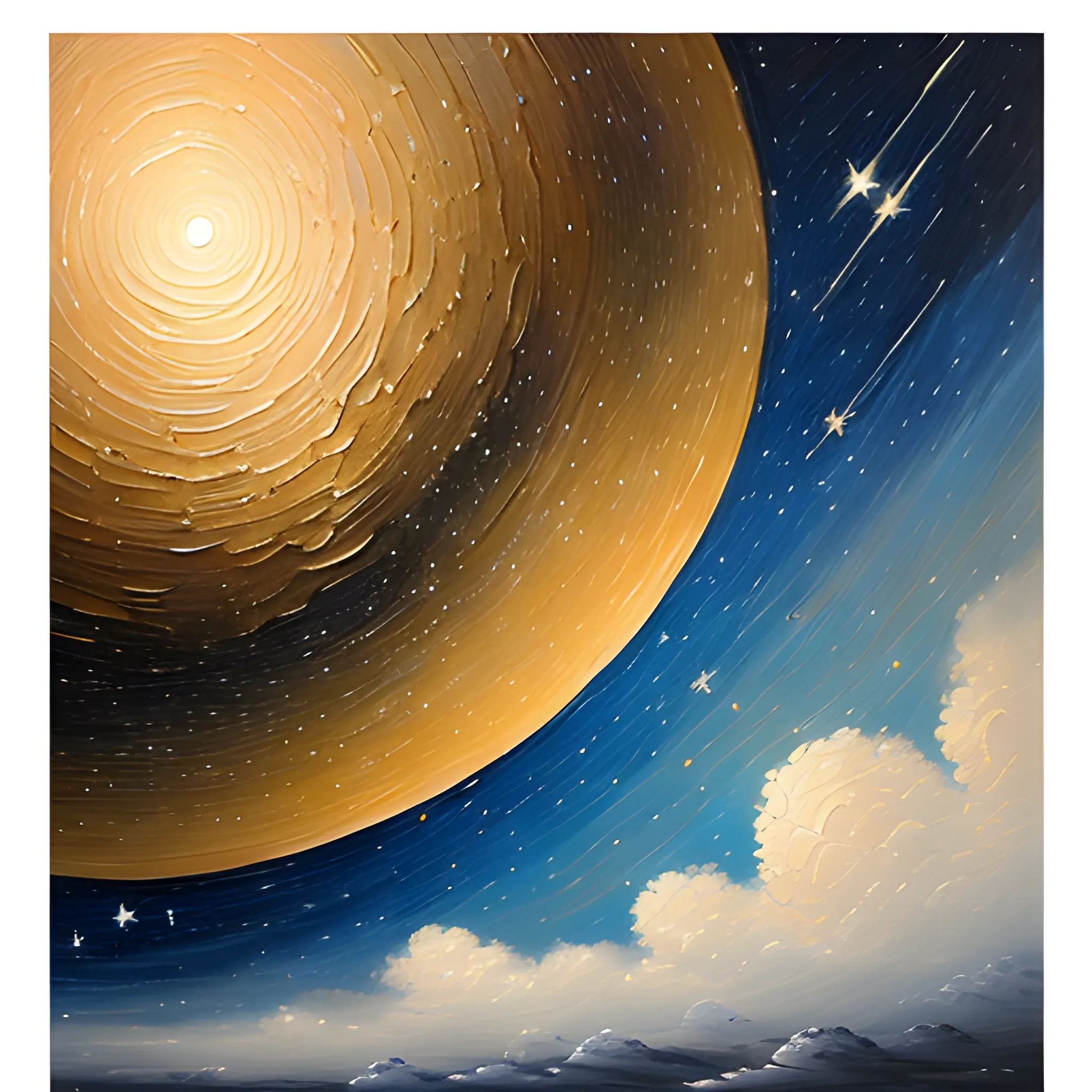 星空, Oil Painting