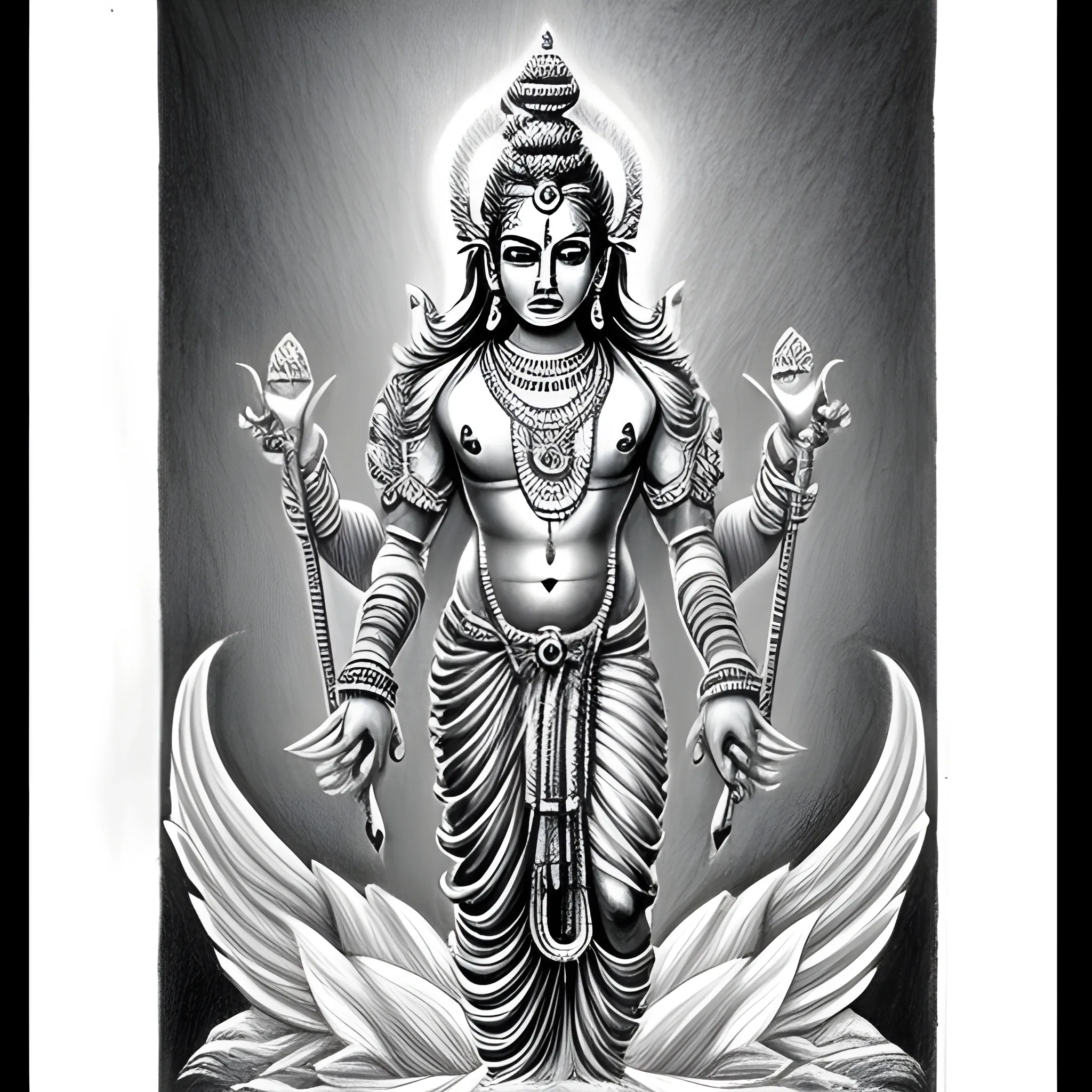 HINDU GOD ( HANUMAN ) : r/Sketching