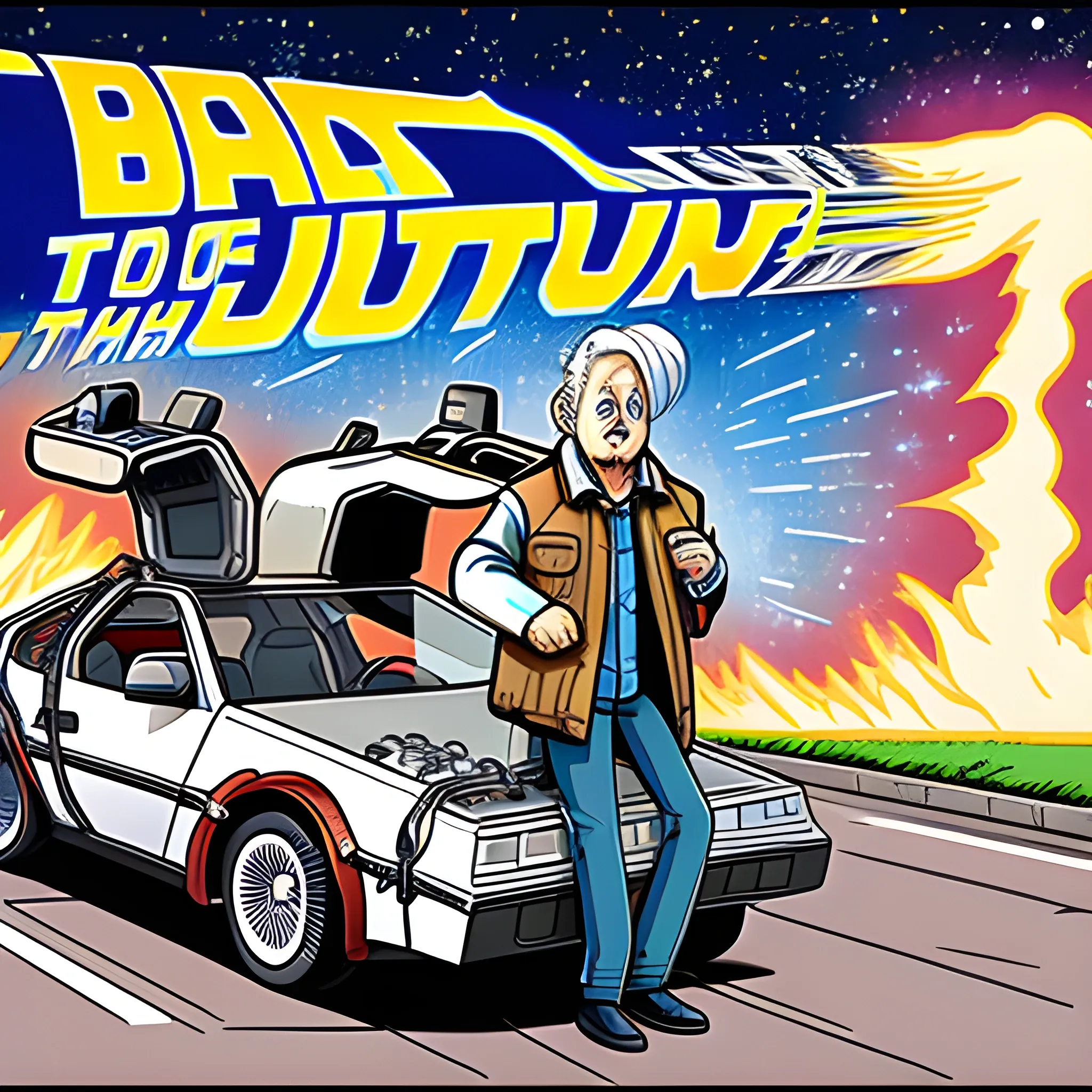 Back to the future , Cartoon