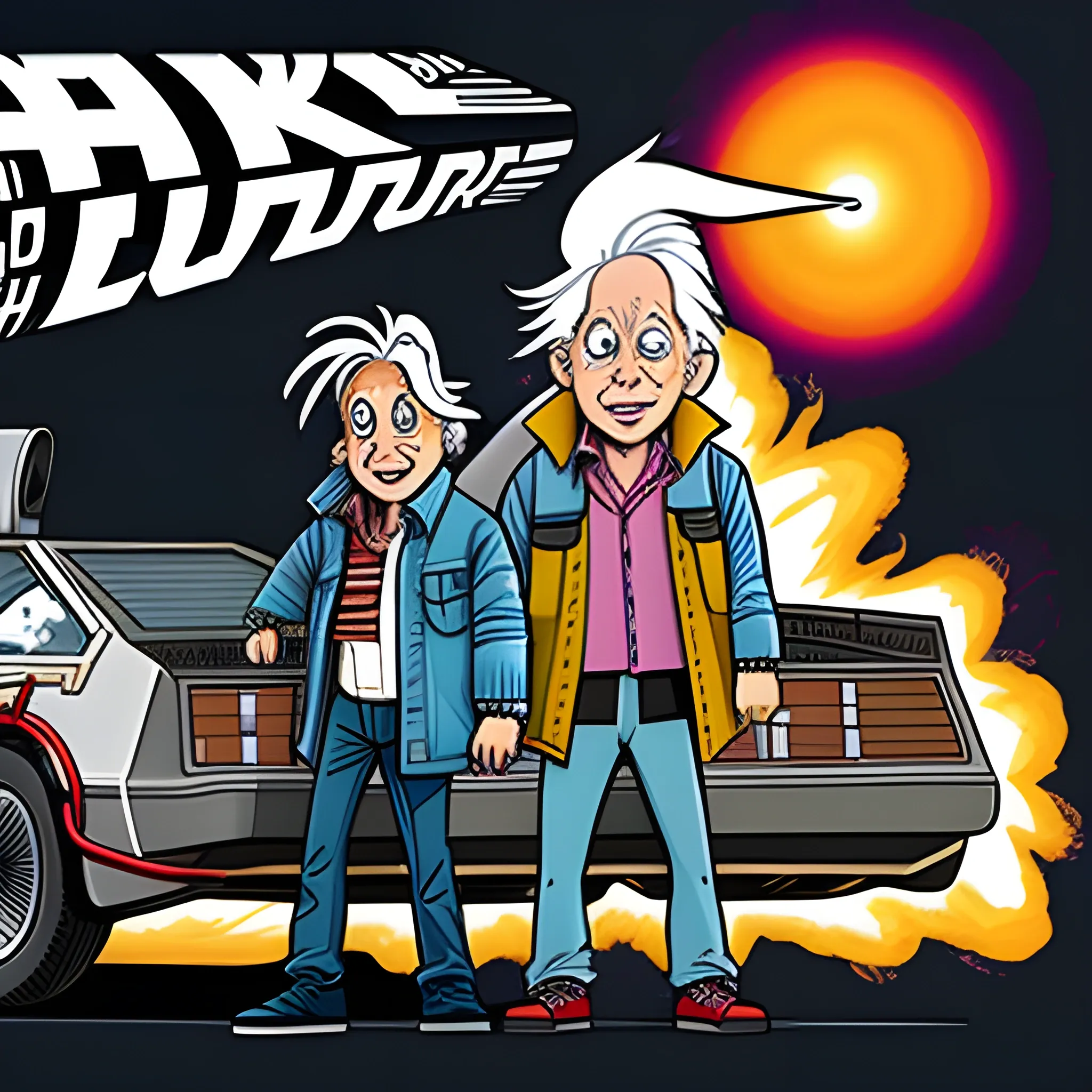 Back to the future , Cartoon