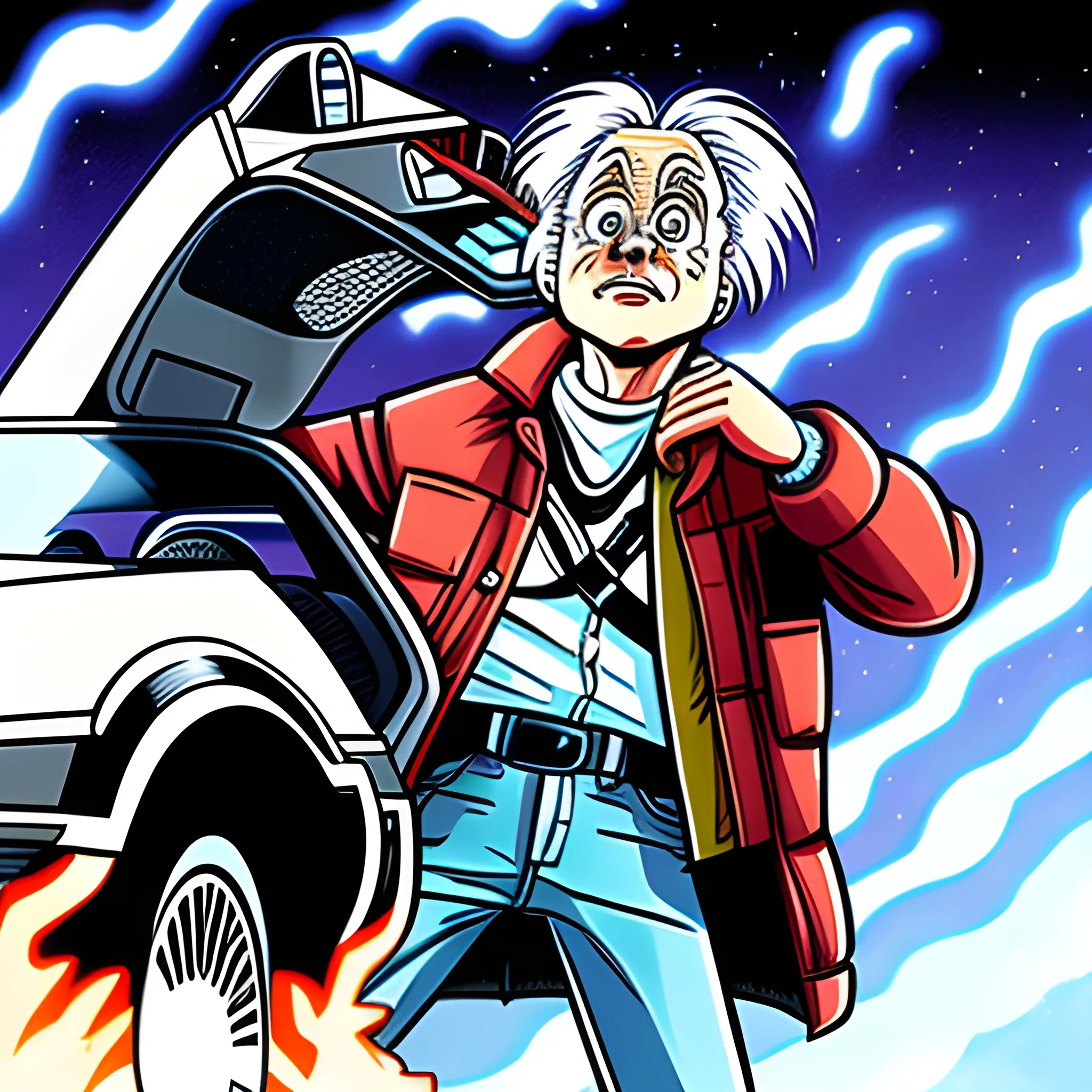 Back to the future , Cartoon