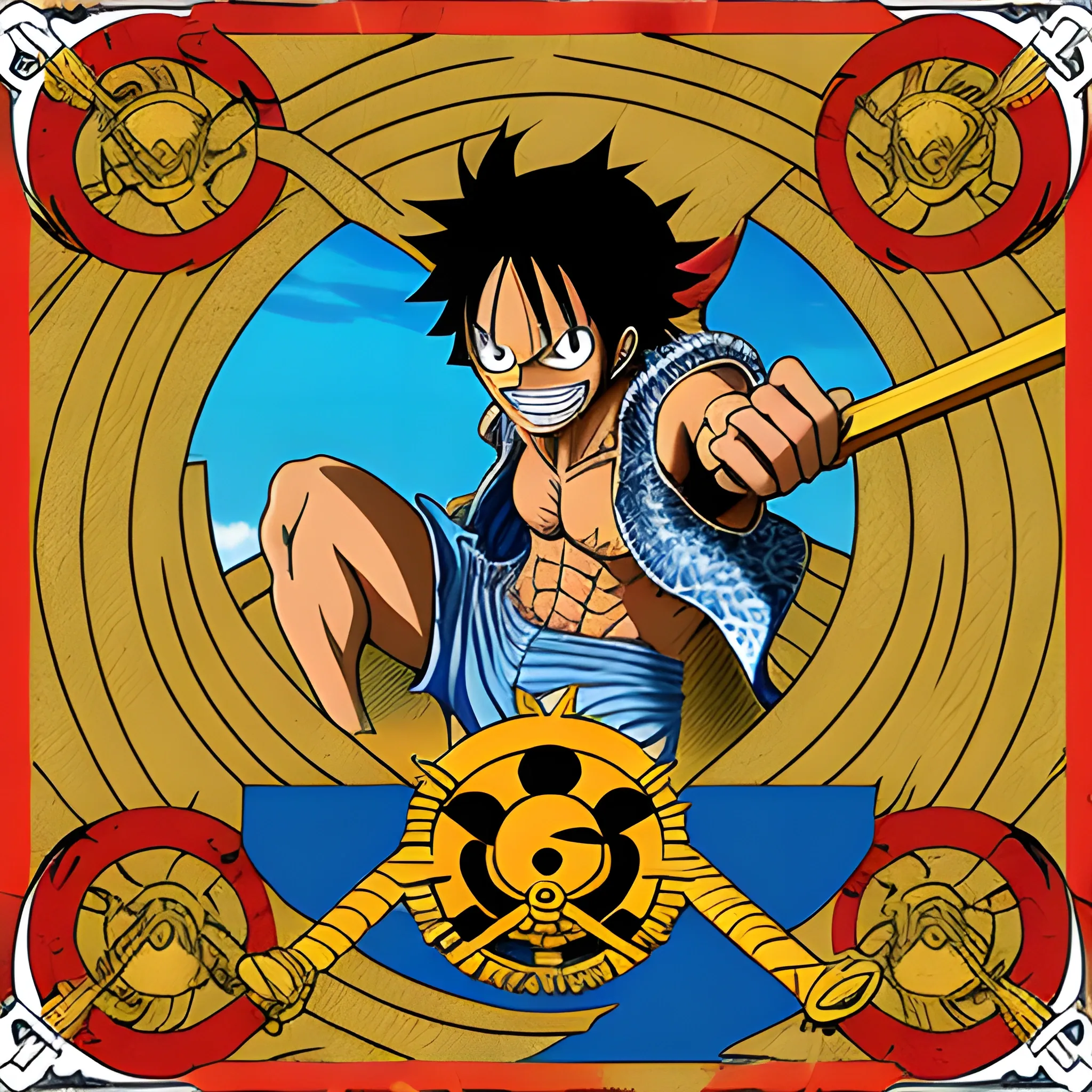 One Piece style Goku - DRAGONBALL Z SAGAS - HD by d0d0g0ne on