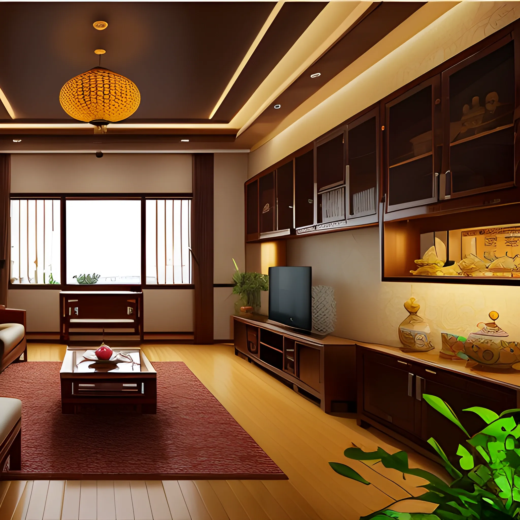  4k,16:9, best quality, chinese, in the home, harmonious atmosphere