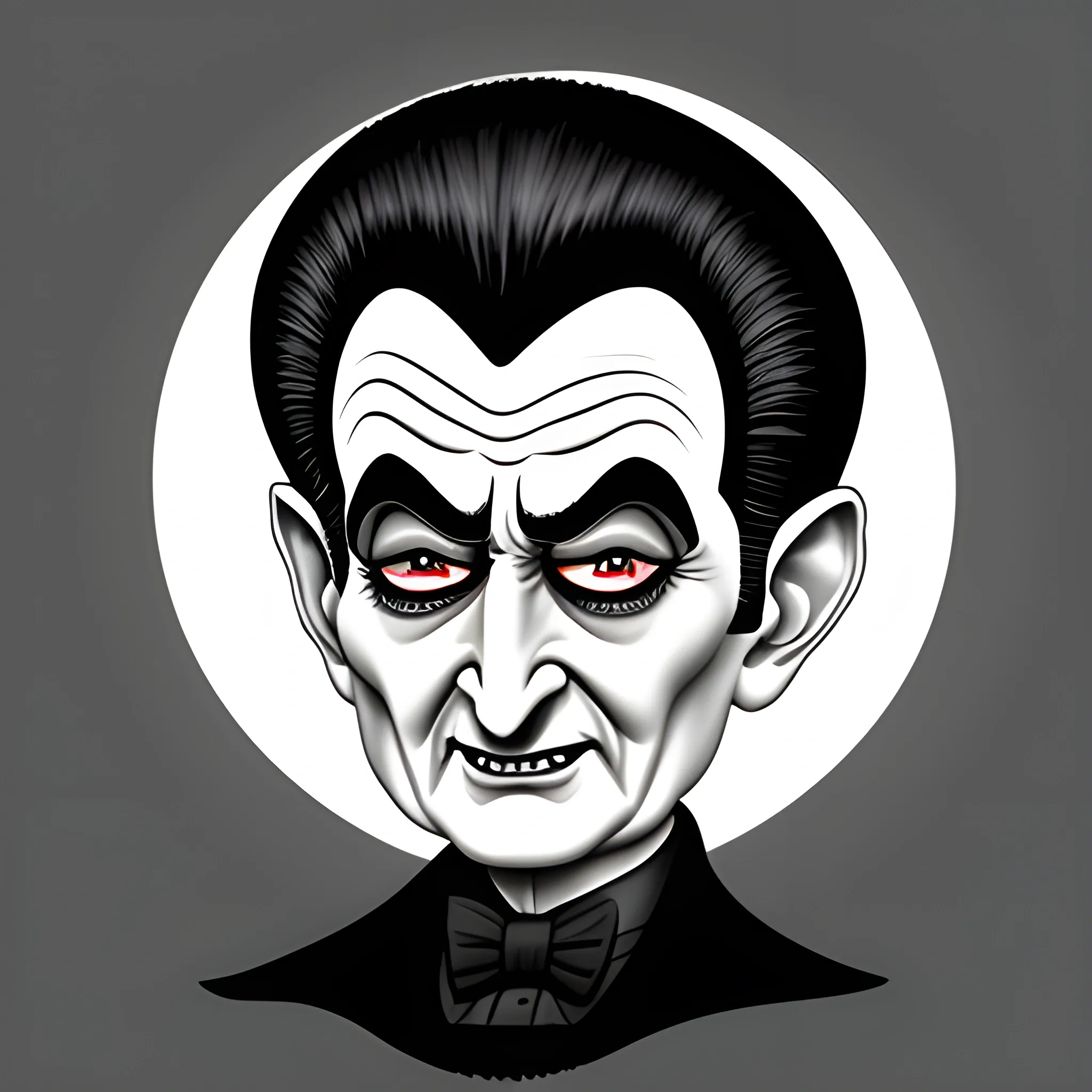 Grandpa munster illustration 