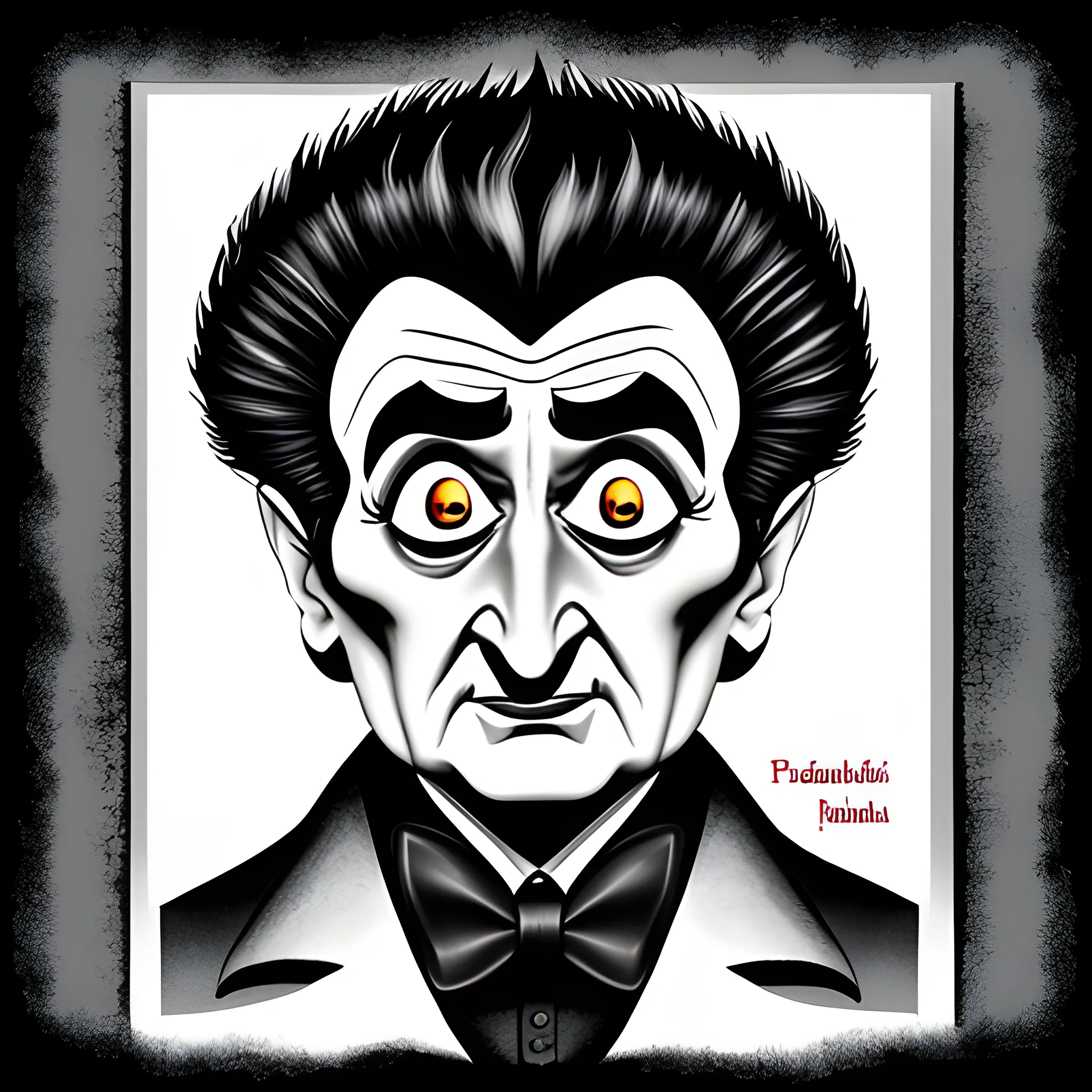 Grandpa munster illustration 