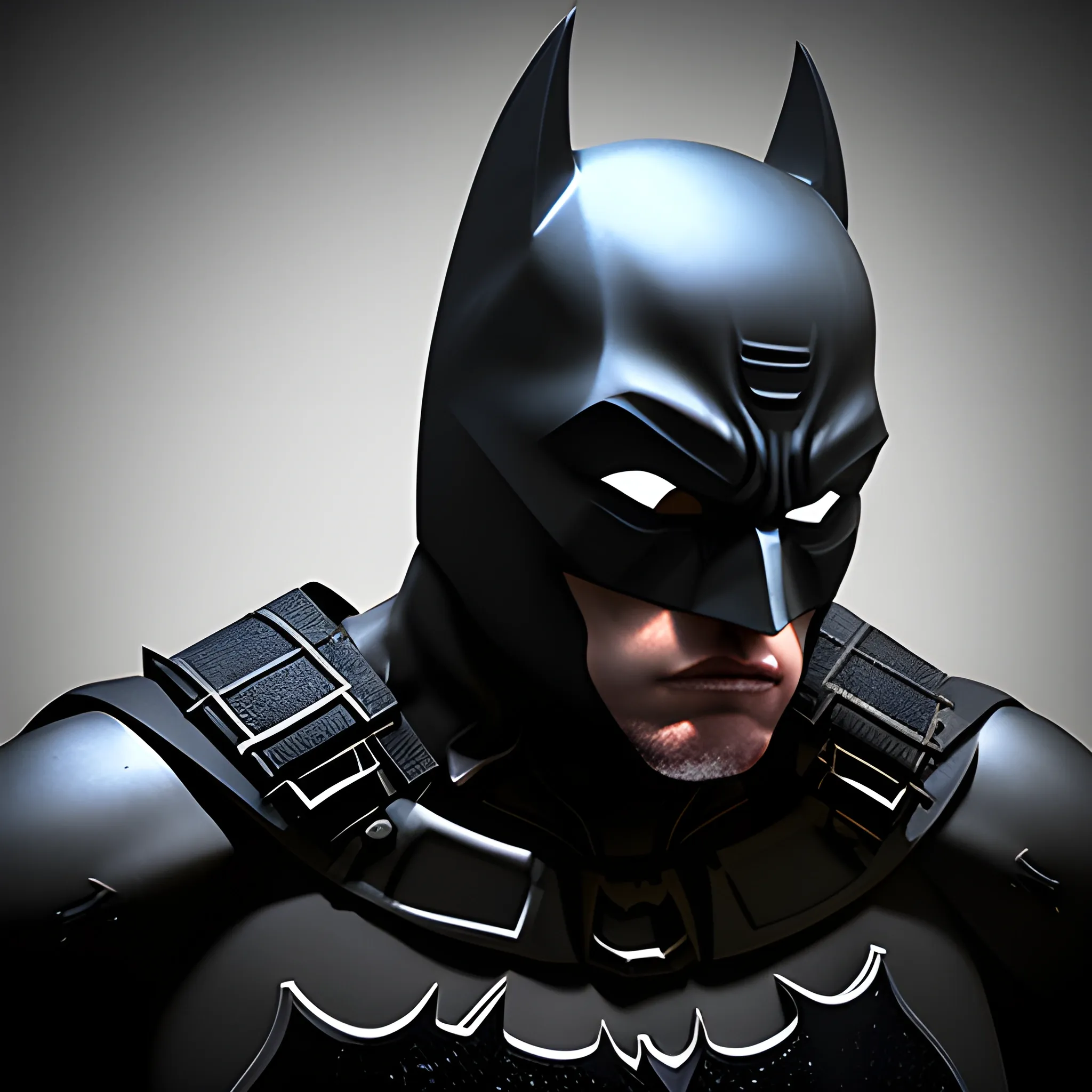 dark knight, belligerent, 3D