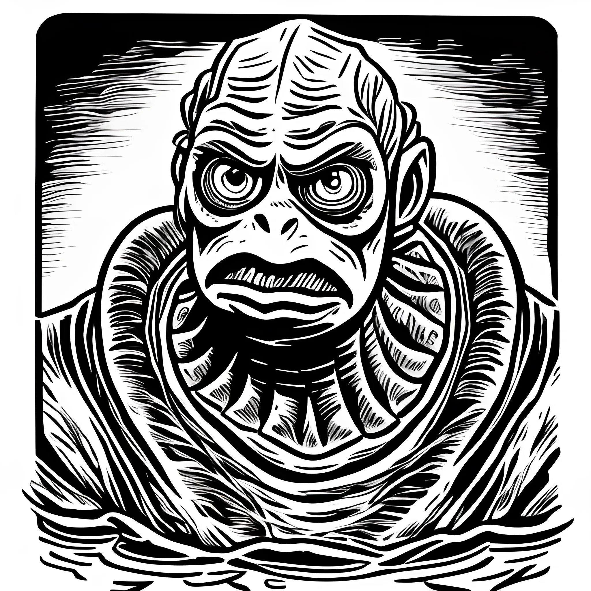 Creature from the black lagoon, Cartoon