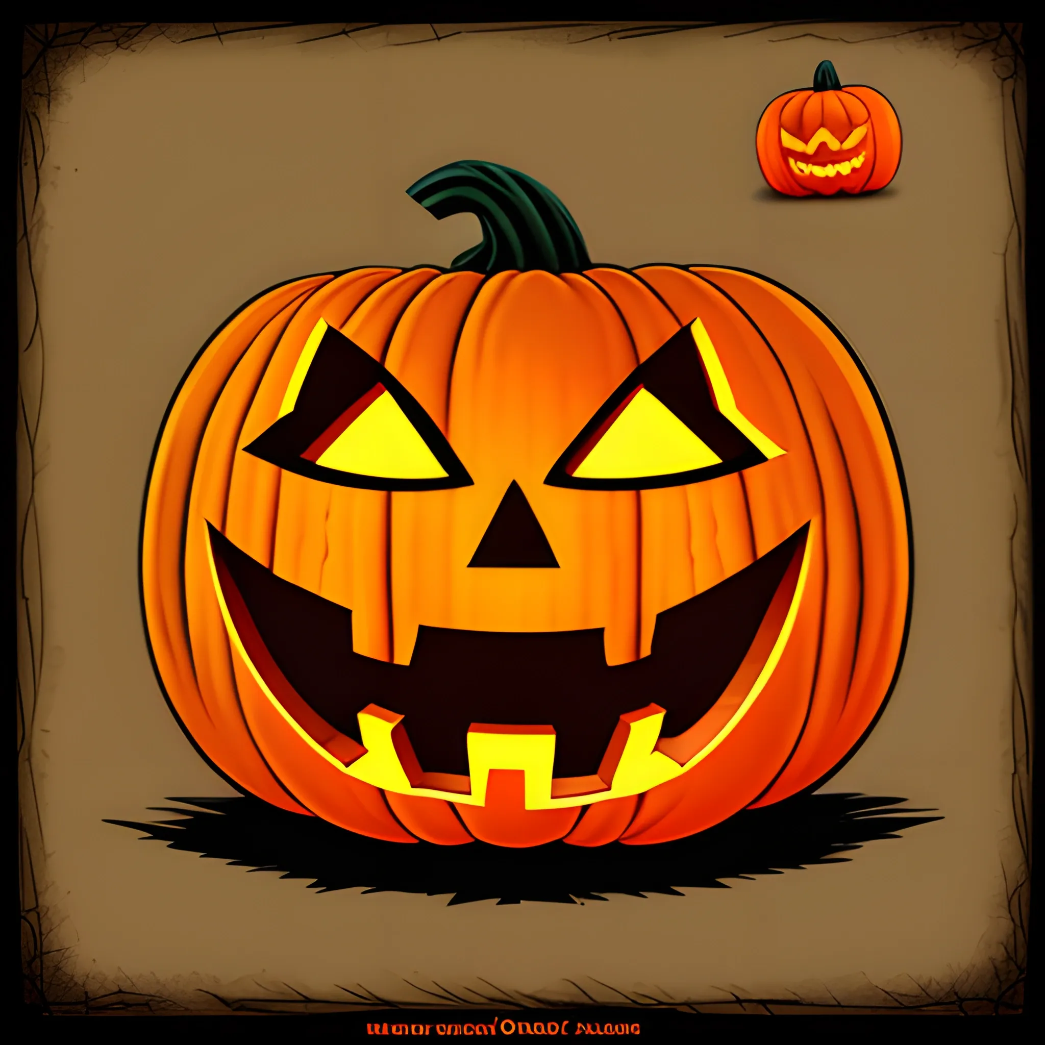 Jack o lantern Cartoon