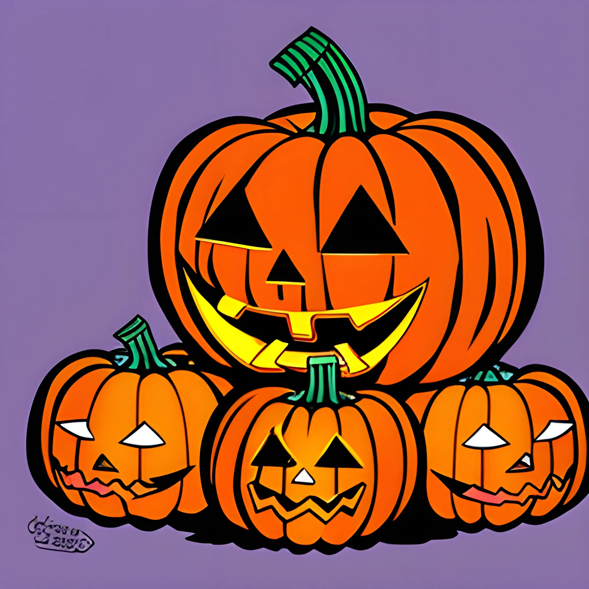 Jack o lantern Cartoon