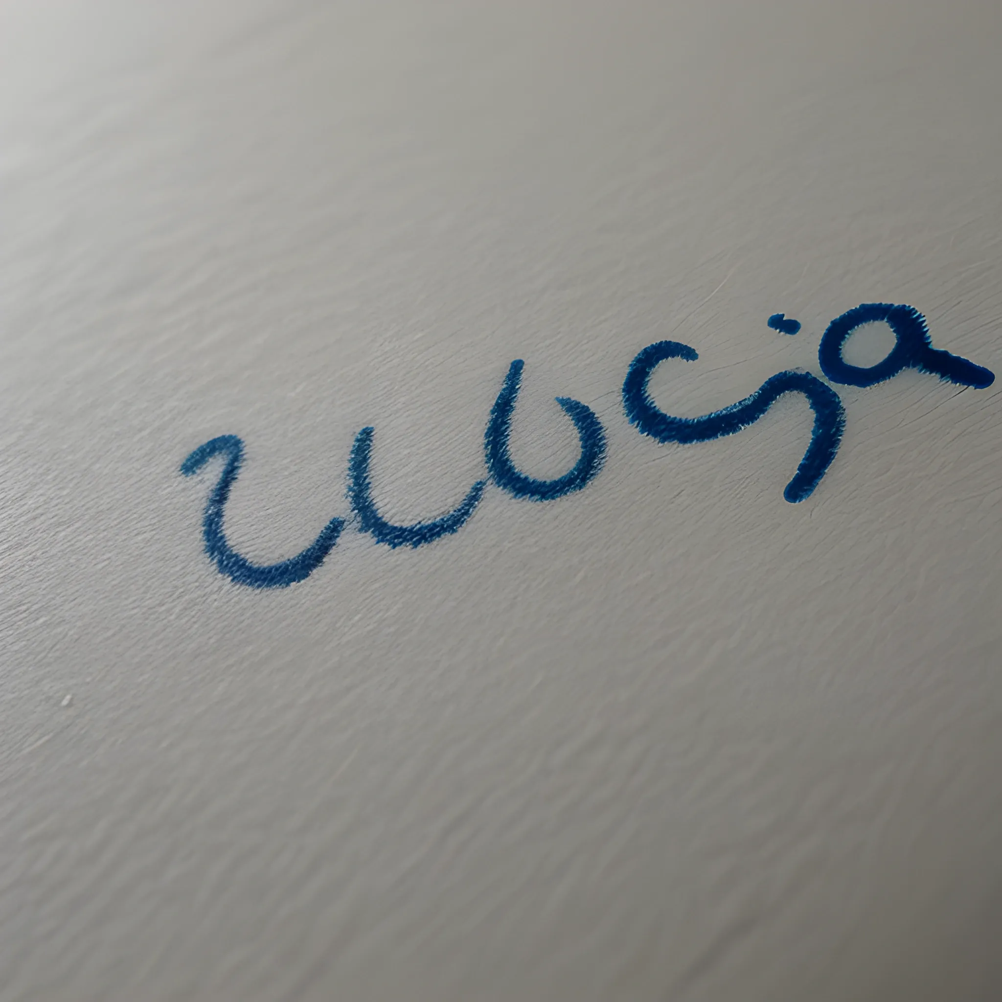 Lucia's name written