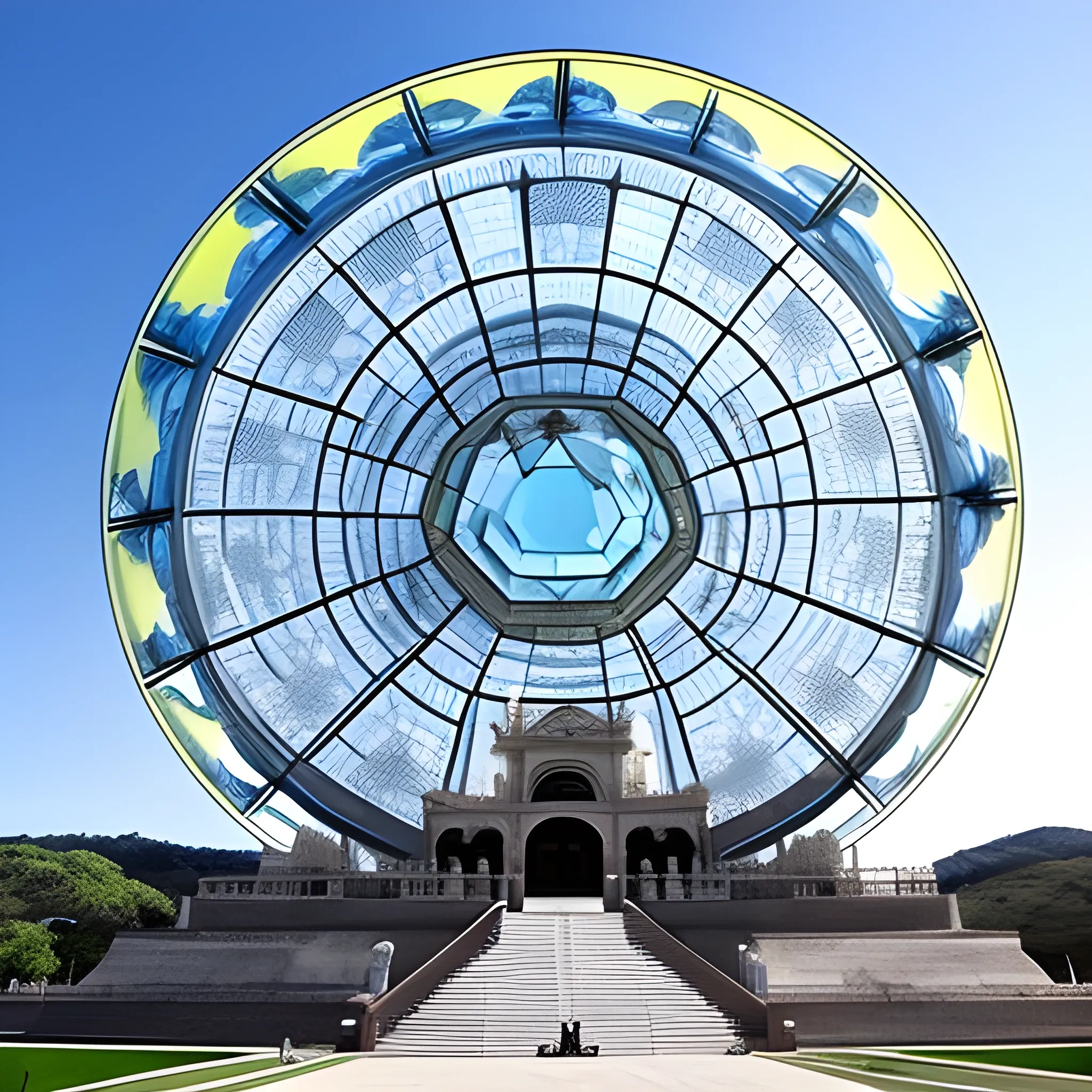 Domo del firmamento,cúpula gigante de cristal