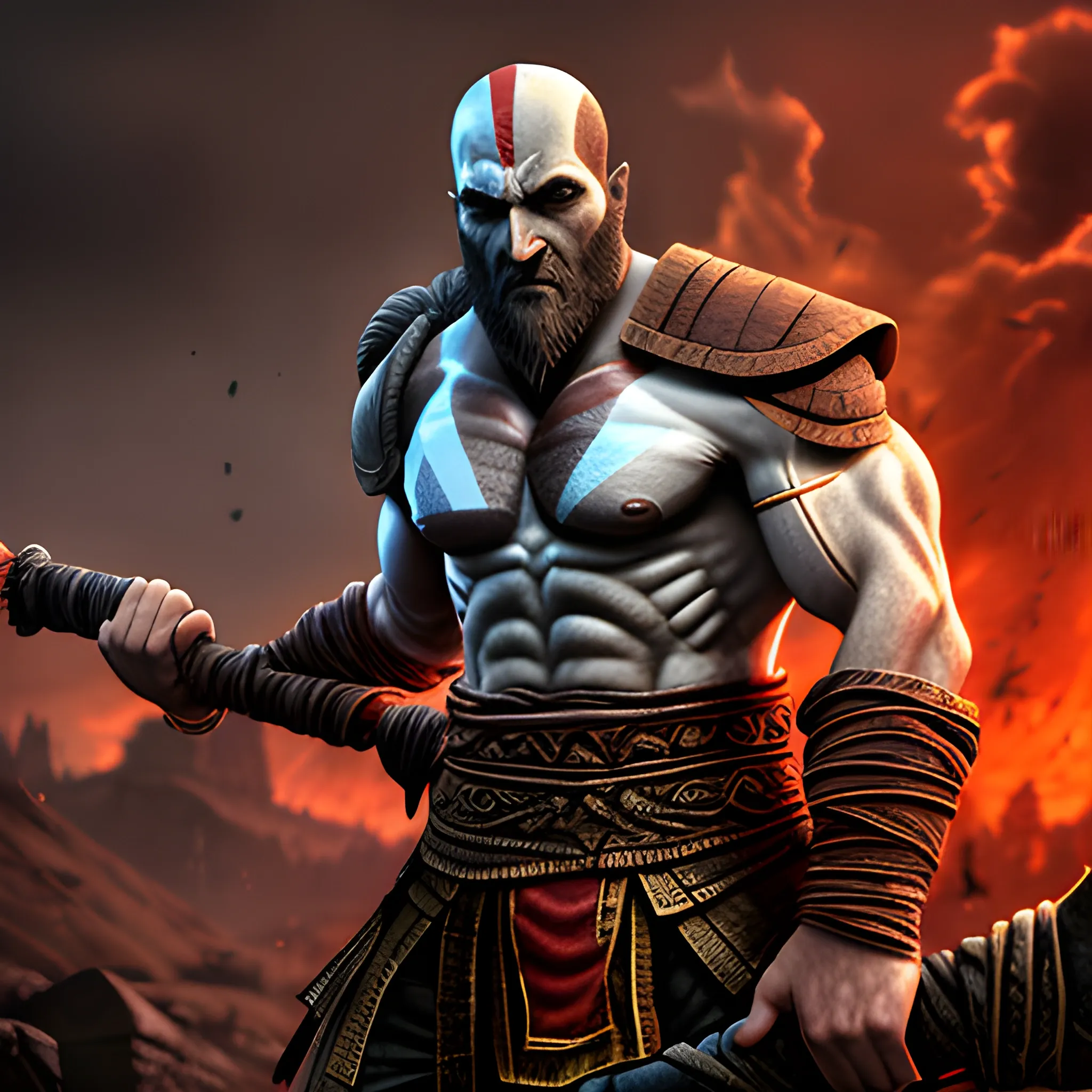 God Of War, Fighting Lord Ram - Arthub.ai