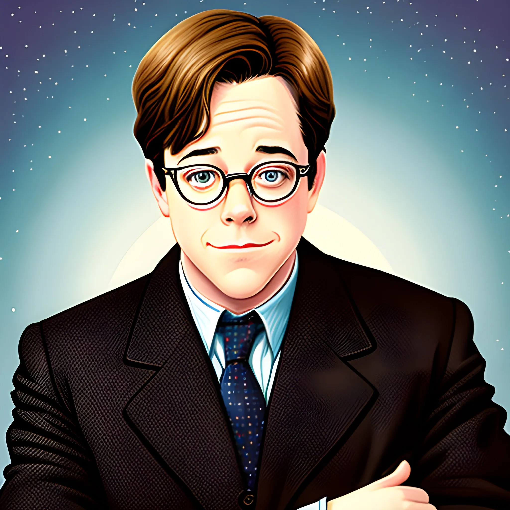 Matthew Broderick illustration 