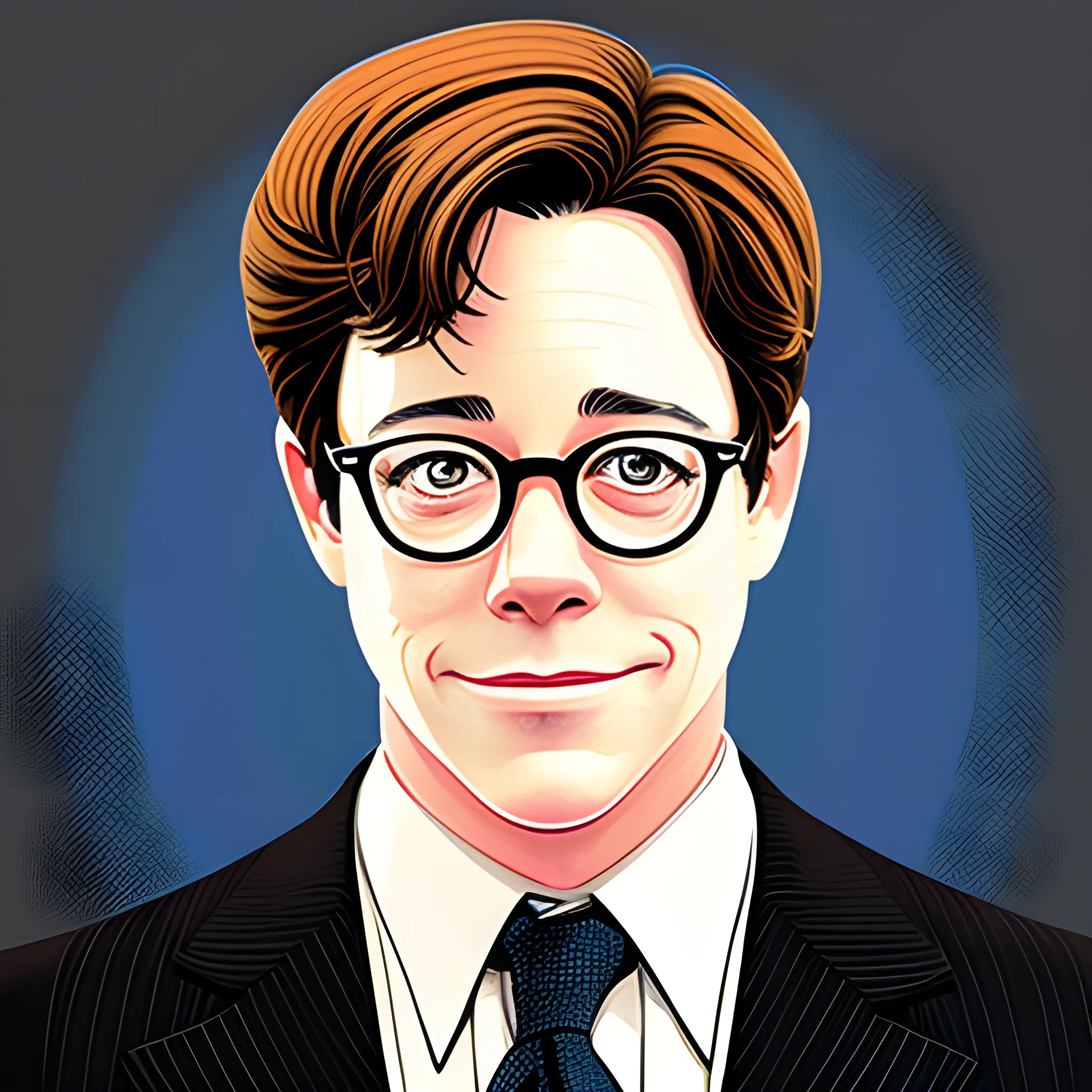 Matthew Broderick illustration 