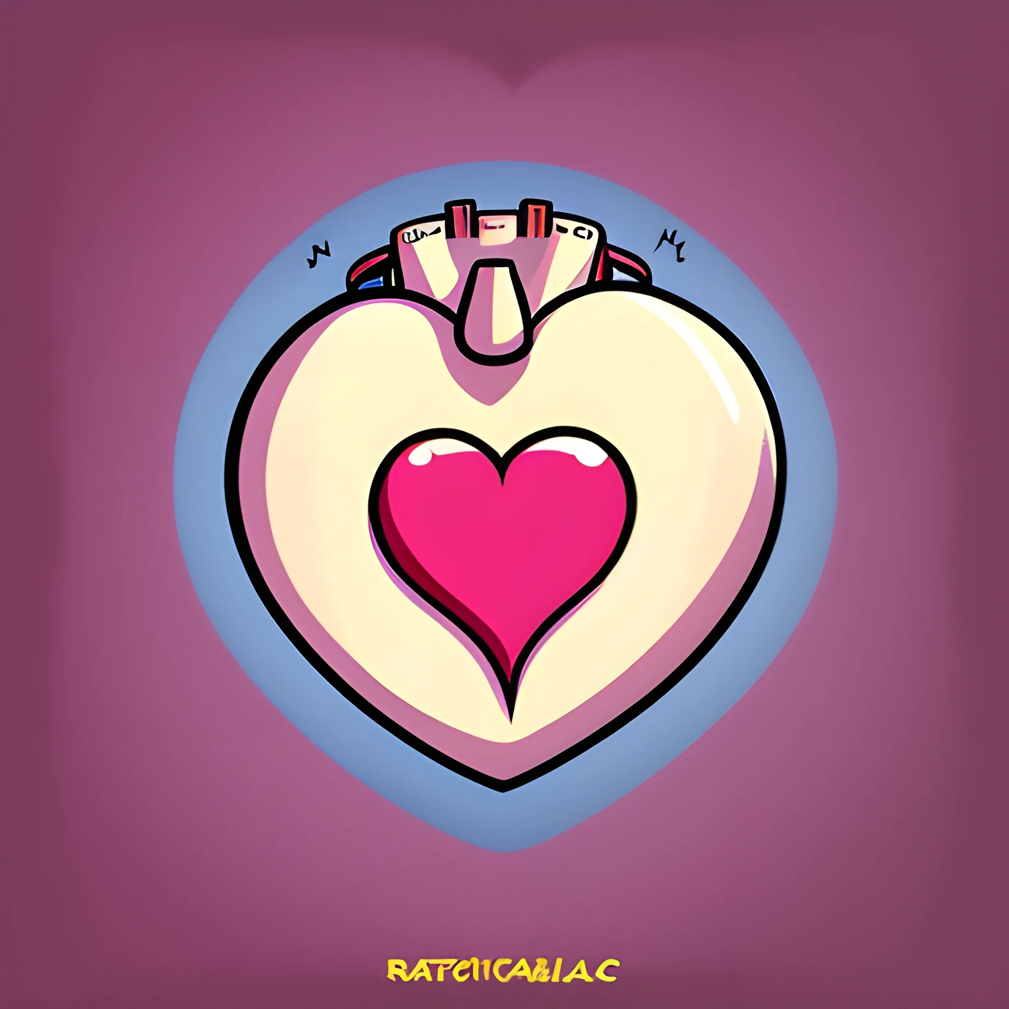 realistic heart, Cartoon