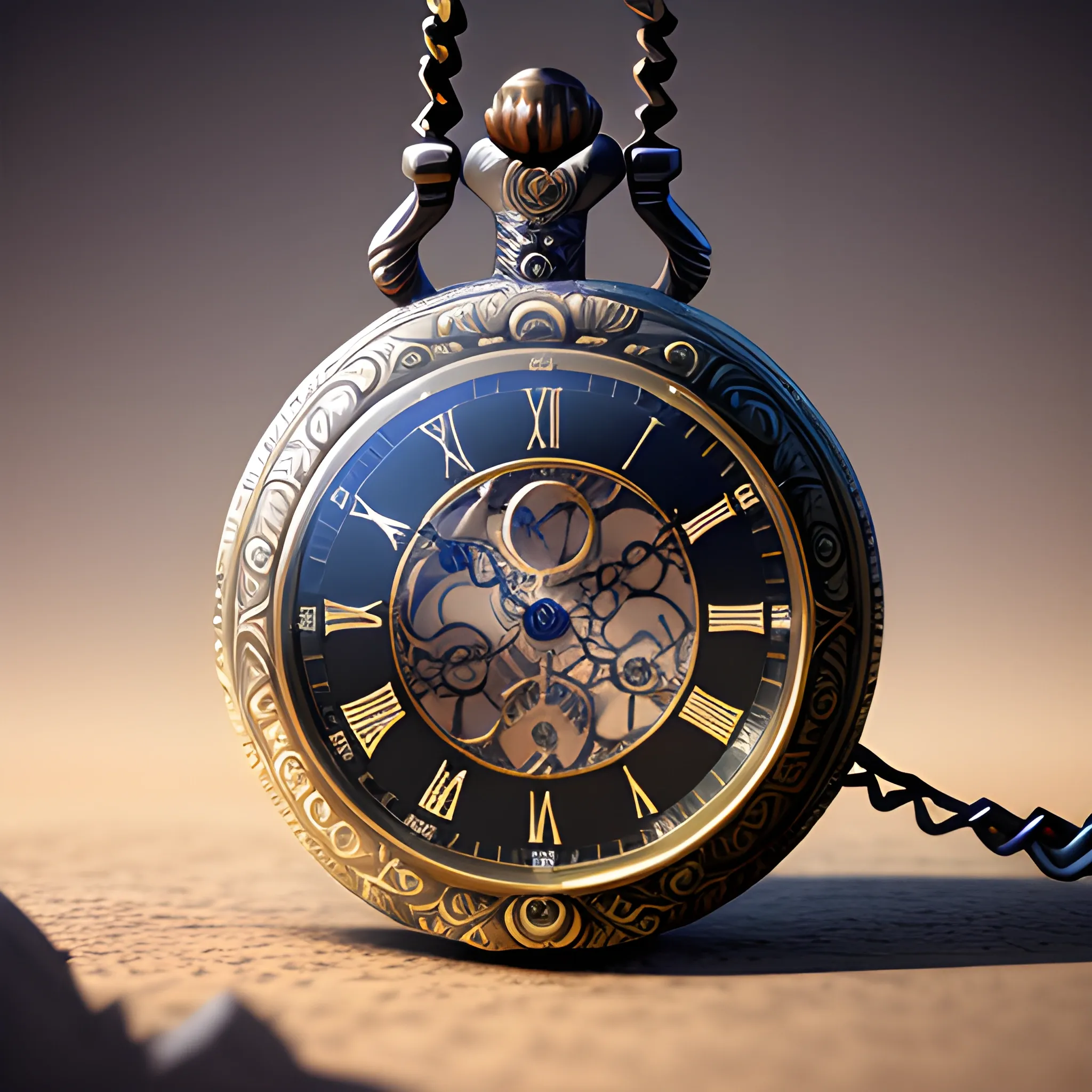 magic pocket watch, magic, spell, power, 8k, high resolution, high quality, photorealistic, hyperealistic, detailed, detailed matte painting, deep color, fantastical, intricate detail, splash screen, complementary colors, fantasy concept art, 8k resolution trending on Artstation Unreal Engine 5