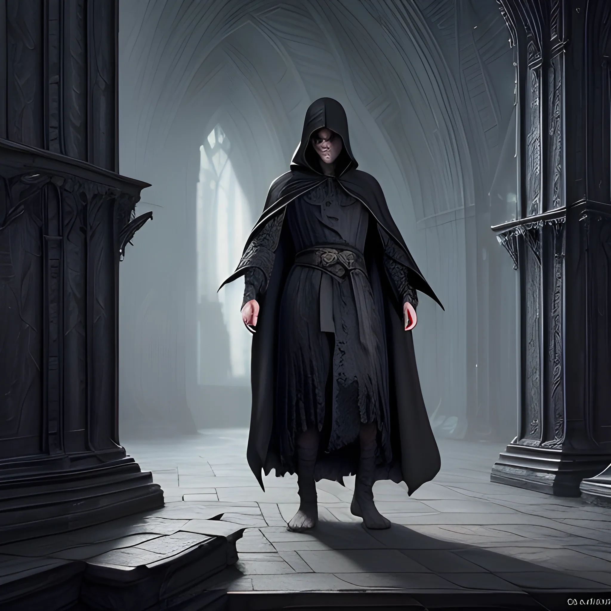 black cloak, robe, magic robe, cloak, 8k, high resolution, high quality, photorealistic, hyperealistic, detailed, detailed matte painting, deep color, fantastical, intricate detail, splash screen, complementary colors, fantasy concept art, 8k resolution trending on Artstation Unreal Engine 5

