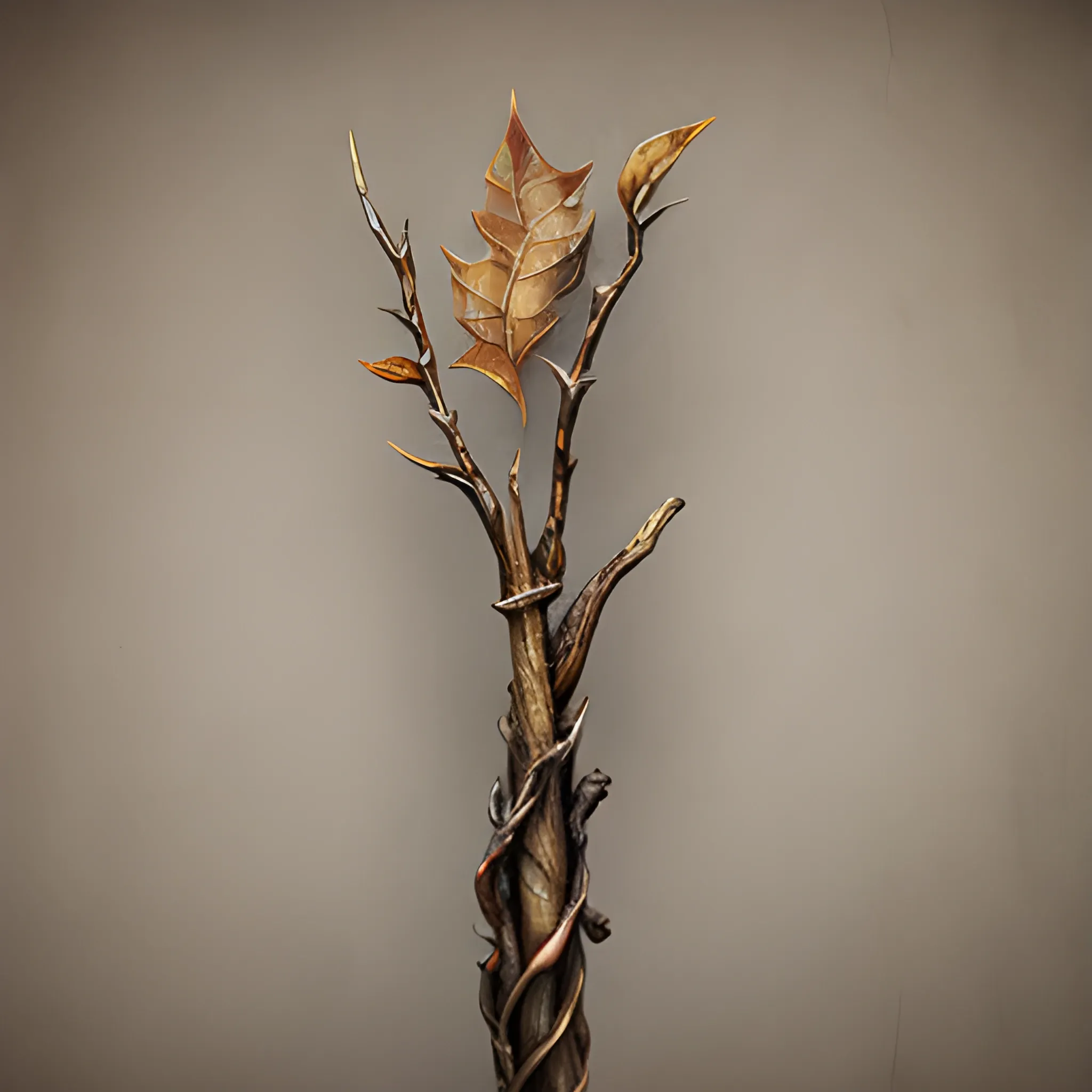 magic twig, high fantasy, wand, photorealistic, hyperrealistic