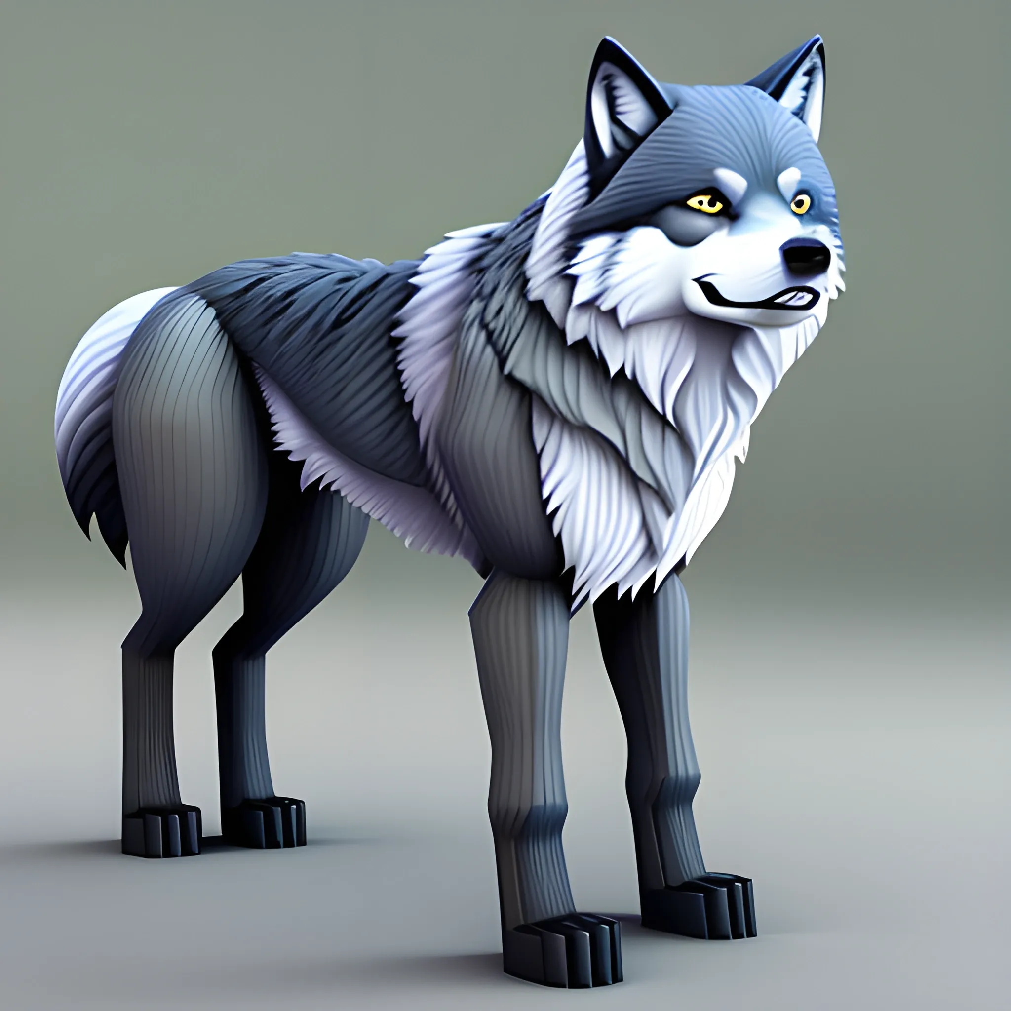 cute 14 year old wolf ipster modern style , Hair, full body isol ...